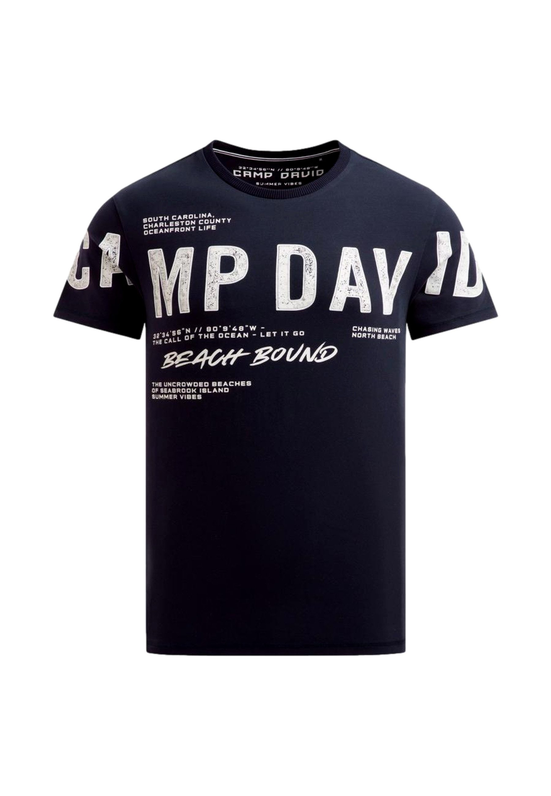 CAMP DAVID T-Shirt T-Shirt Oceanfront Kurzarmshirt (1-tlg., 1)