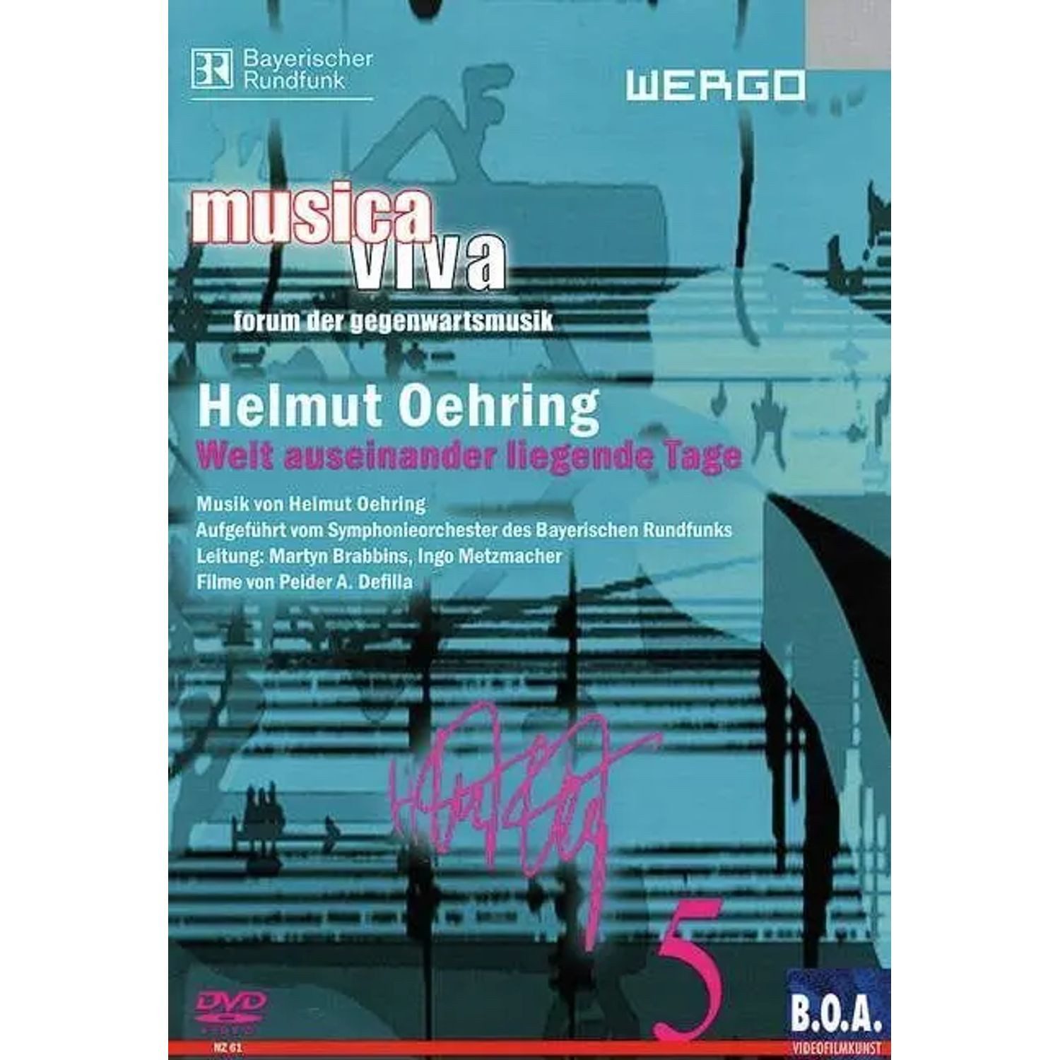 Schott Verlag DVD Helmut Oehring - Weit auseinander liegende Tage,1 DVD
