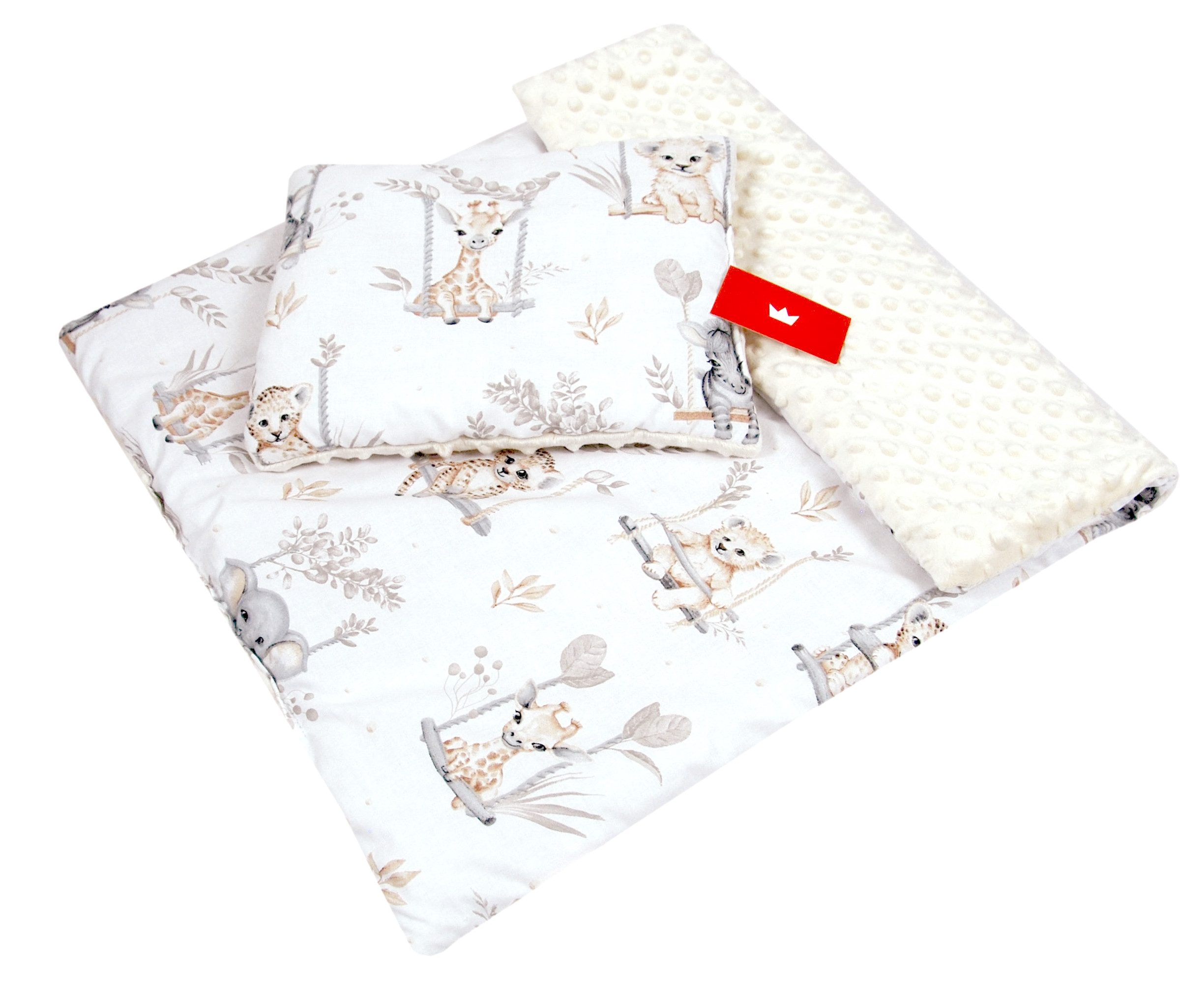 Kinderdecke BABYLUX Babydecke MINKY 2Set Kuscheldecke günstig online kaufen