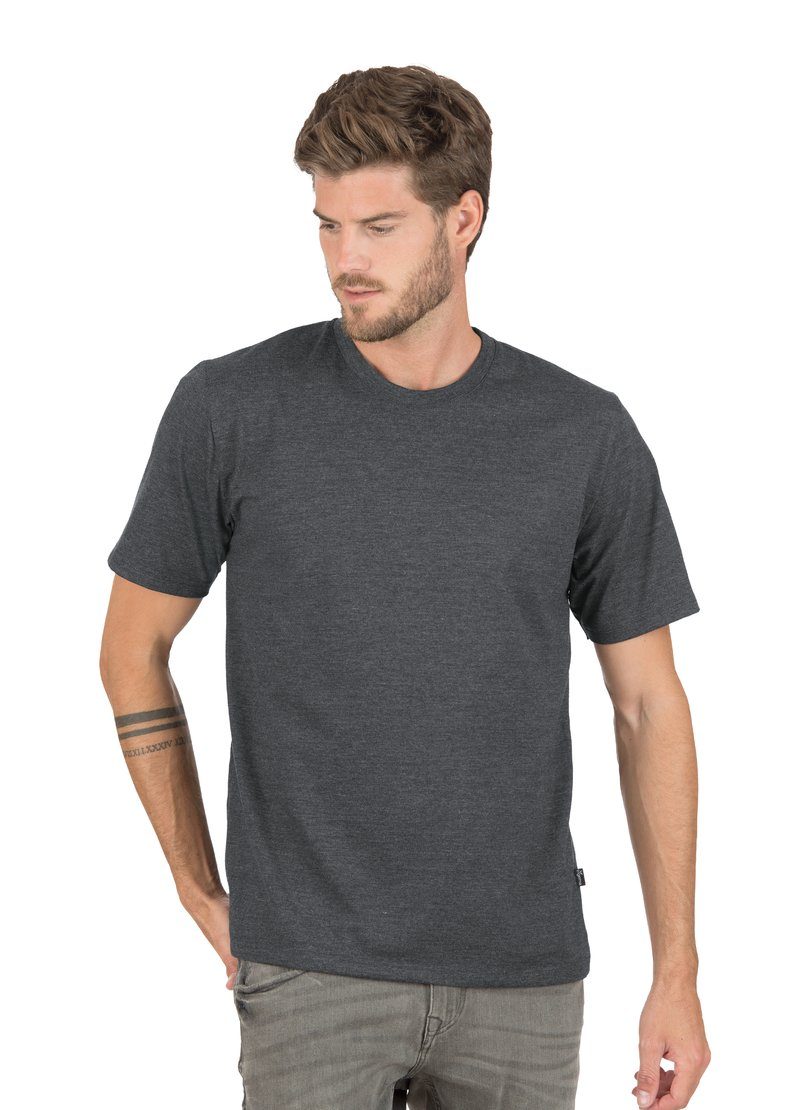Herren Shirts Trigema T-Shirt DELUXE Baumwolle