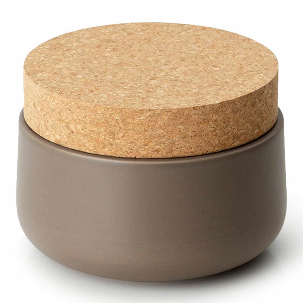 Continenta Vorratsdose Matt Taupe Ø 13 x 10 cm, Keramik, (1-tlg)