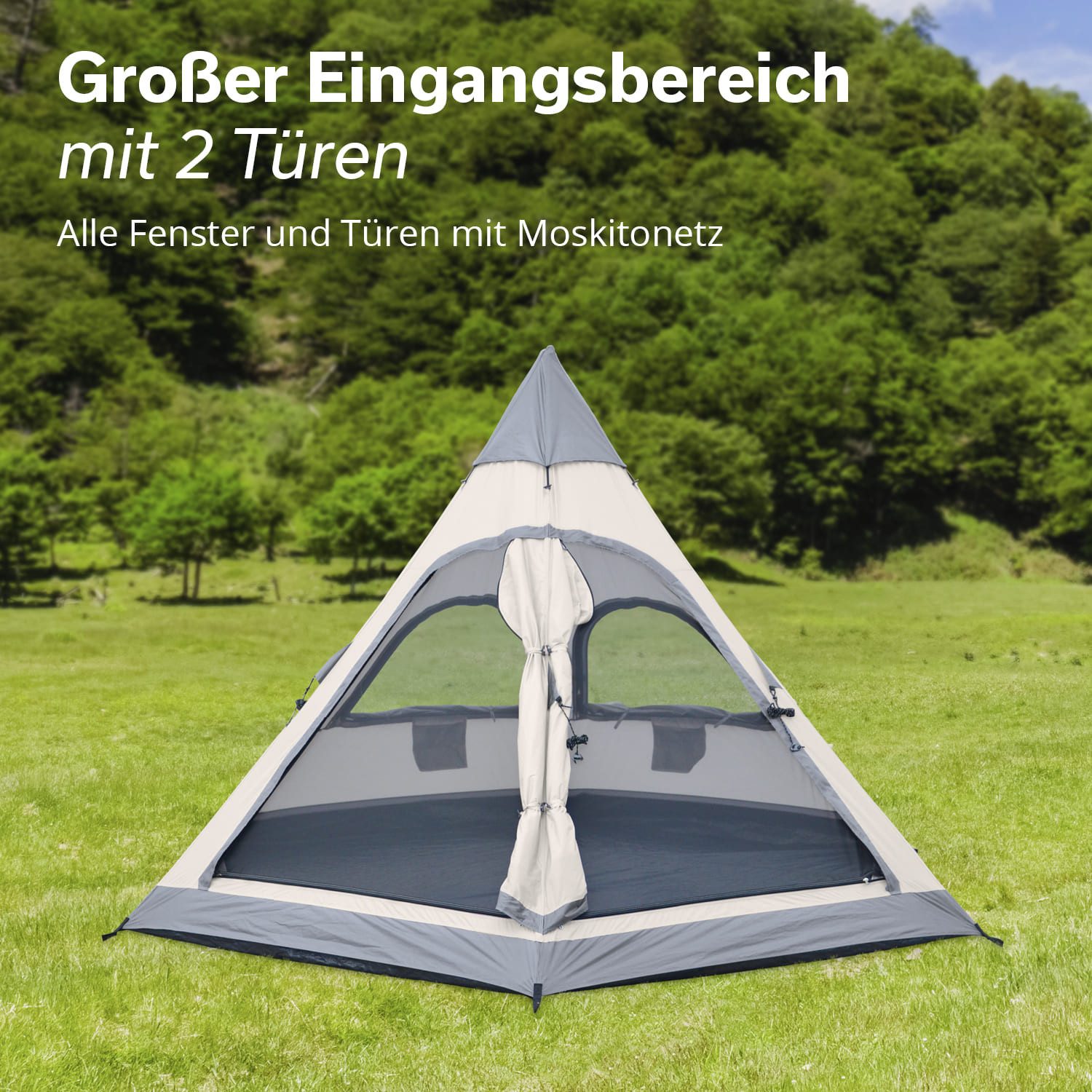 Skandika Tipi-Zelt Tipi Protect, Campingzelt mit günstig online kaufen
