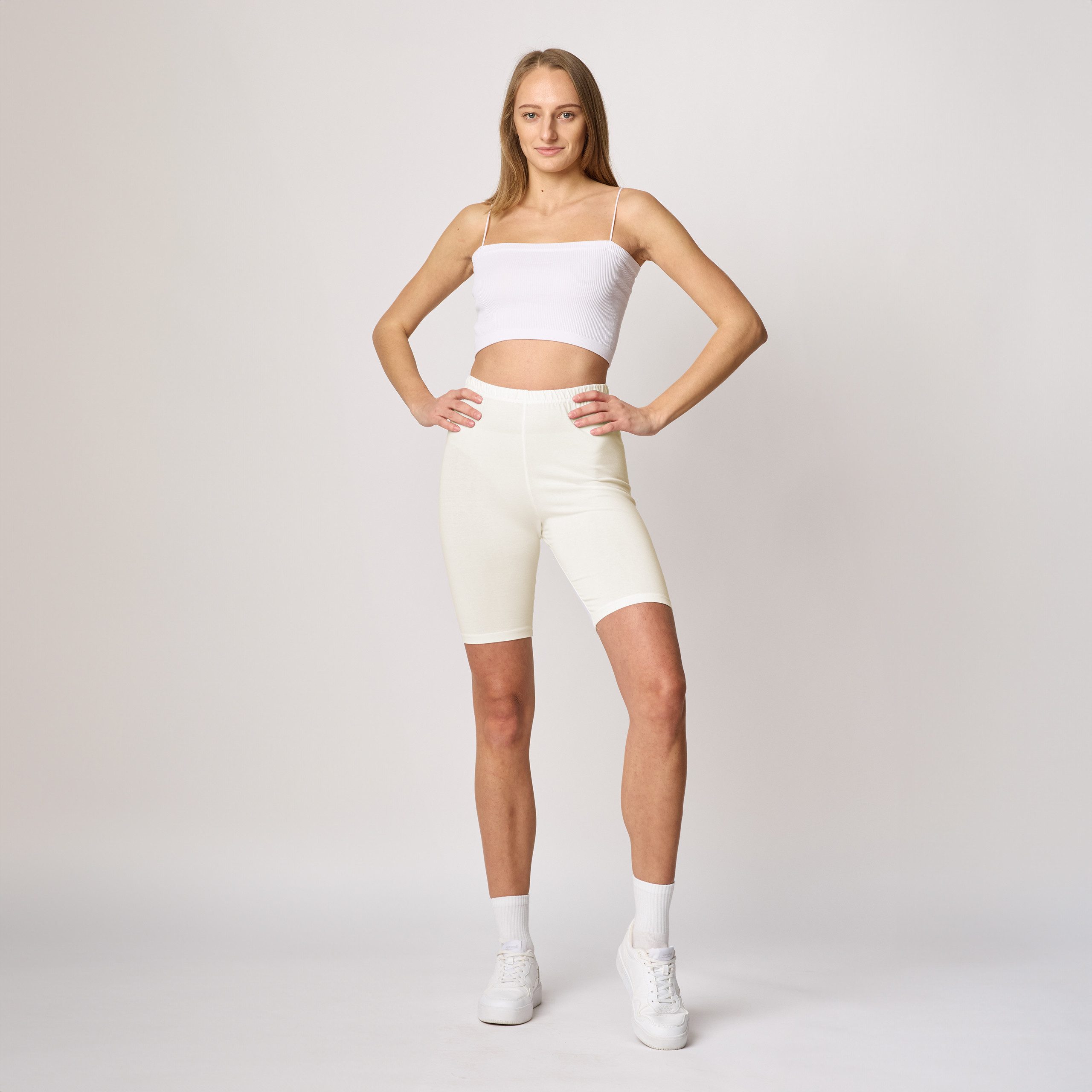 Merry Style Leggings Damen Kurze Hose aus Baumwolle MS10-200 (1-tlg) elasti günstig online kaufen