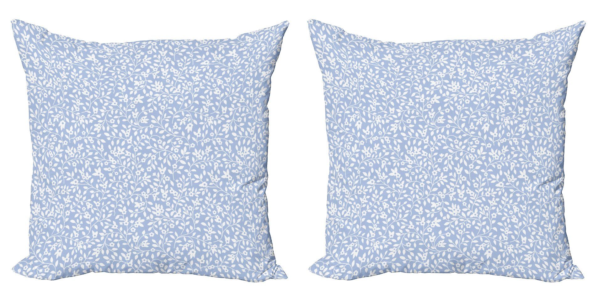 Abakuhaus Подушкиbezüge Modern Accent Doppelseitiger Digitaldruck, (2 Stück), Blau Weiss Landhausstil
