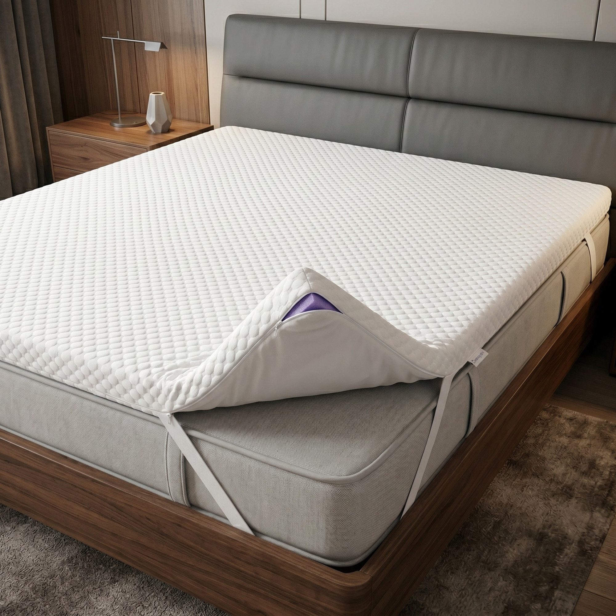 Arensberger, Topper Matratzen Topper SOFT, Memory Foam Matratzentopper Memoryschaum, 5 cm hoch, Memory Schaum, (Matratze 90 x 200 cm), Viskoschaum Matratzentopper, waschbarer Bezug 5cm hoch, 90 x 200 cm