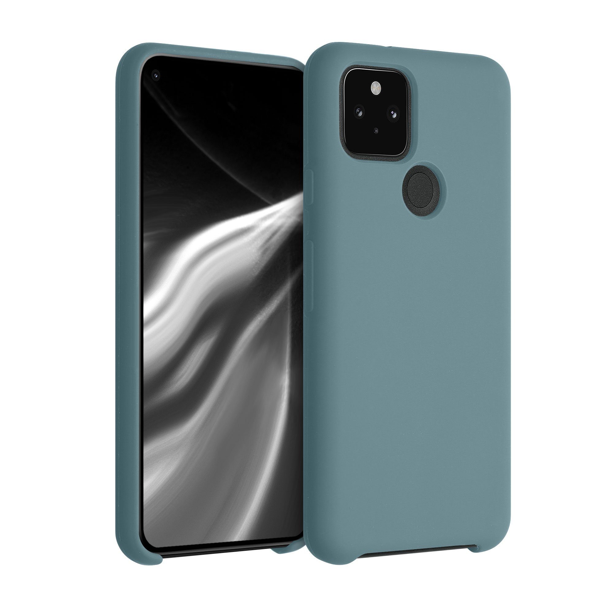 kwmobile Handyhülle Handyhülle für Google Pixel 5 Hülle, Weiches Handy Silikon Case - Schutzhülle Cover
