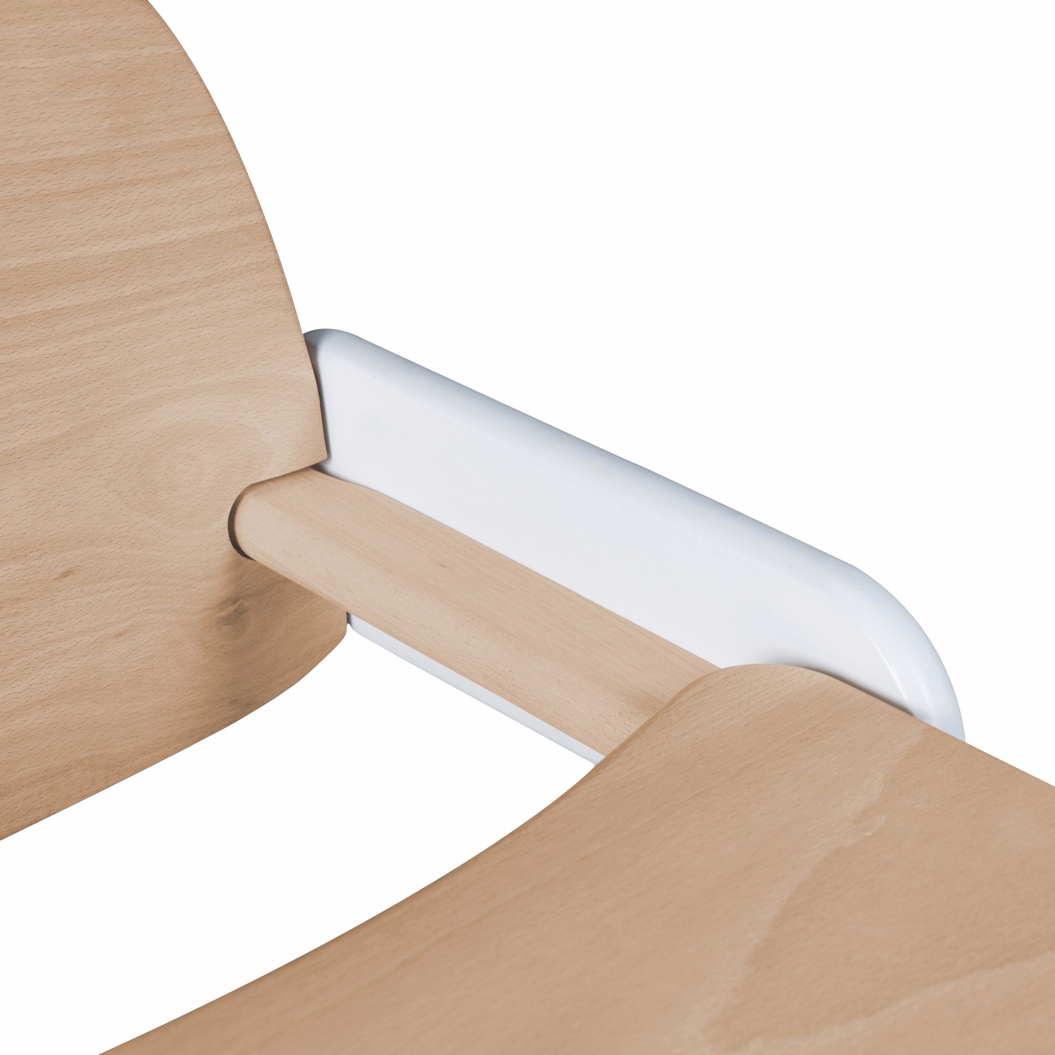 roba® Hochstuhl Treppenhochstuhl, Kid Up, natur/weiß, aus Holz