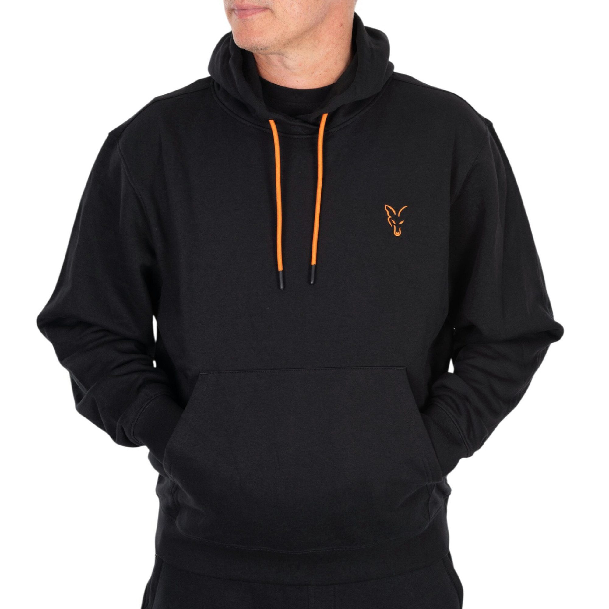 FOX International Kapuzenpullover Classic Hoody - Black / Orange