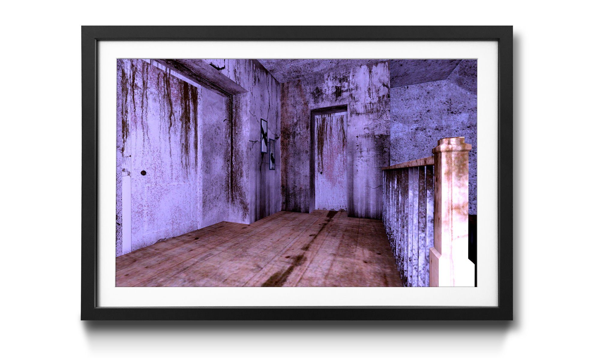 WandbilderXXL Bild mit Rahmen Alone in Dark, Lost Place, Wandbild, in 4 Größen erhältlich