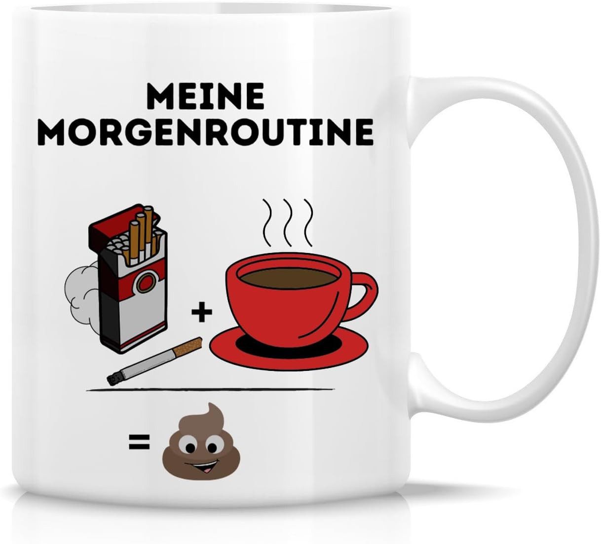 Geschenkehöhle Tasse Lustige Kaffeetasse mit Spruch - Witzige Geschenkidee für Erwachsene, 330 ml Fassungsvermögen ideal für Kaffee, Tee oder andere Heißgetränke