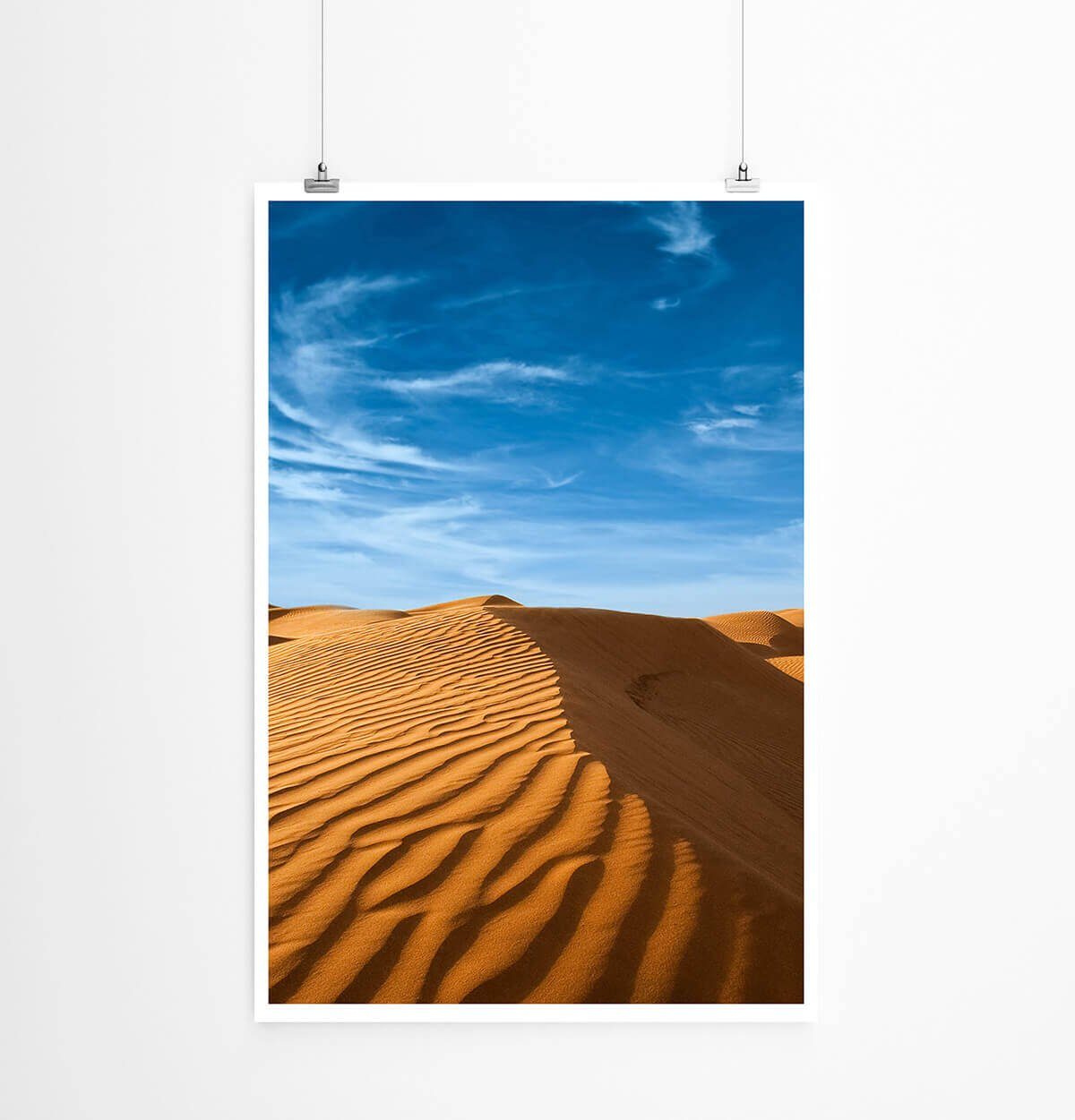 Poster Landschaftsfotografie 60x90cm Poster Nordafrikanische Wüste
