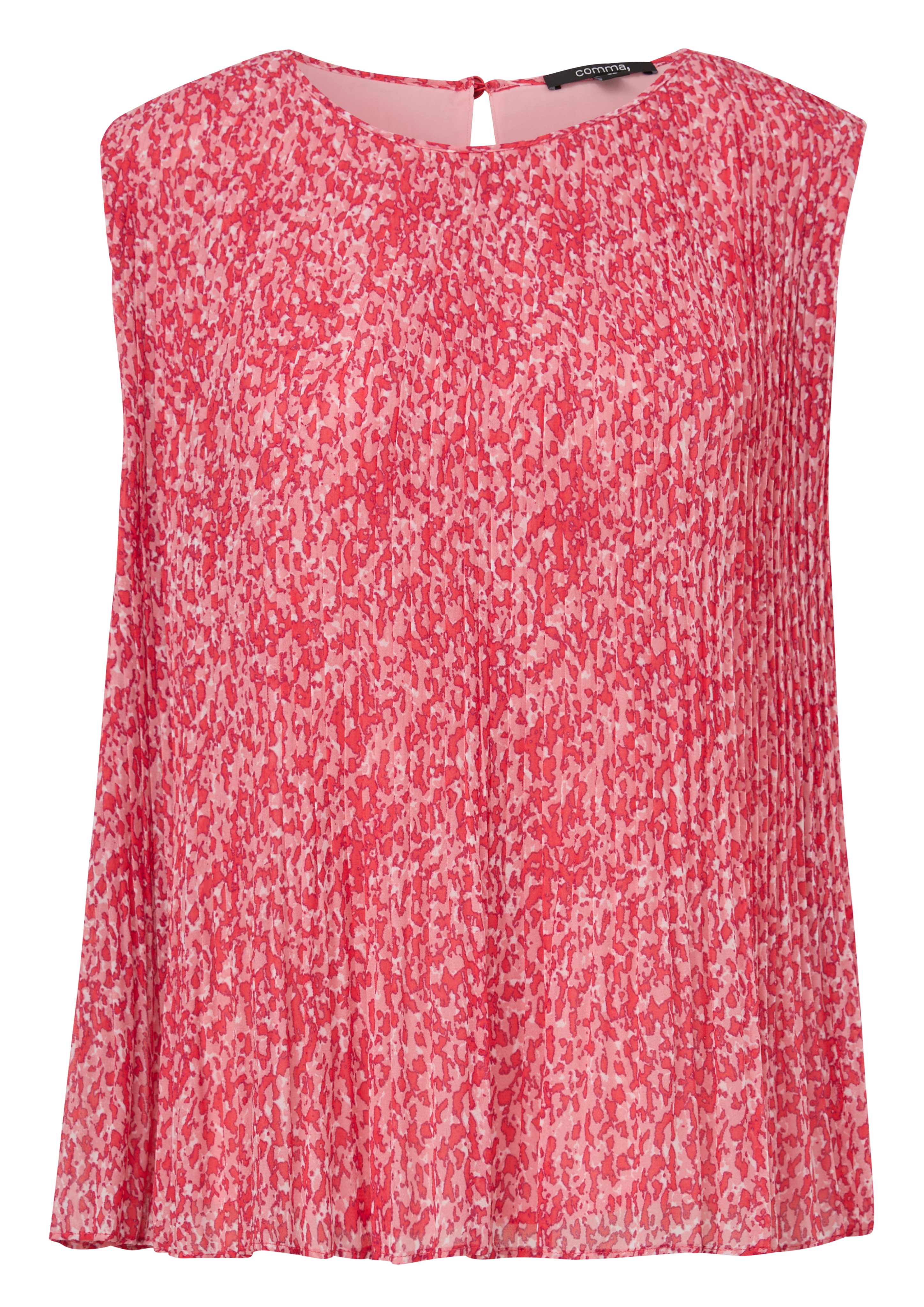 Comma Blusentop Plissierte Chiffonbluse günstig online kaufen