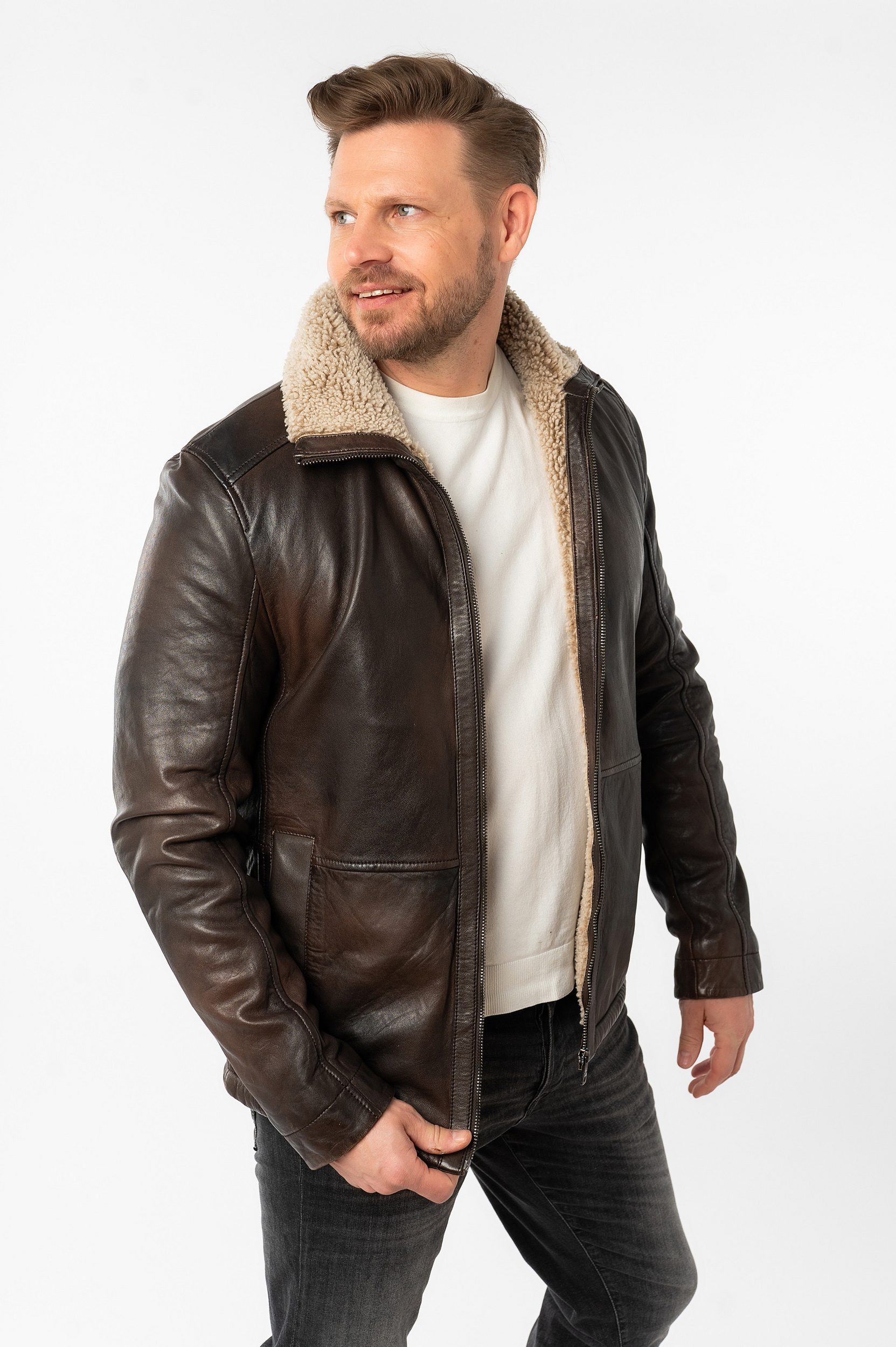 Mauritius Lederjacke MMNuuko aus feinem Lammleder günstig online kaufen