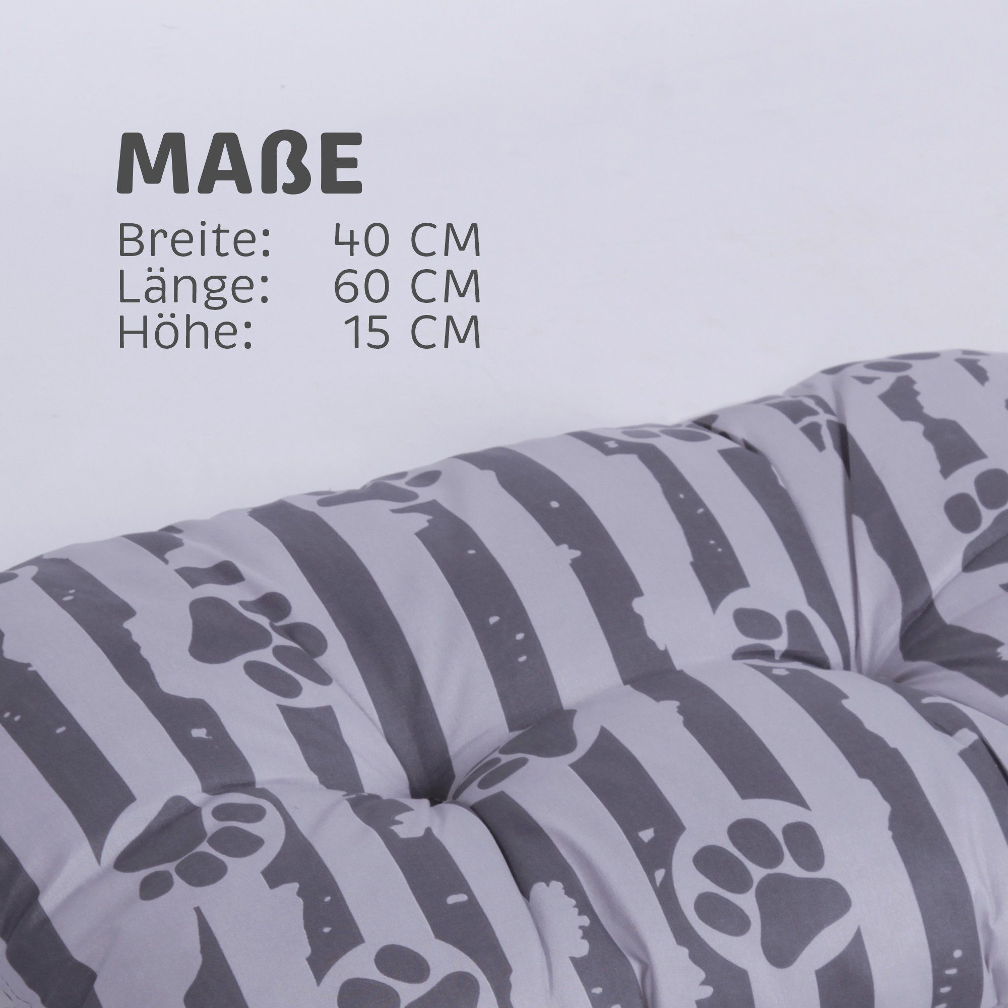 Bestlivings Tierkissen Kissen Pfoten, Polyester, Hundekissen günstig online kaufen
