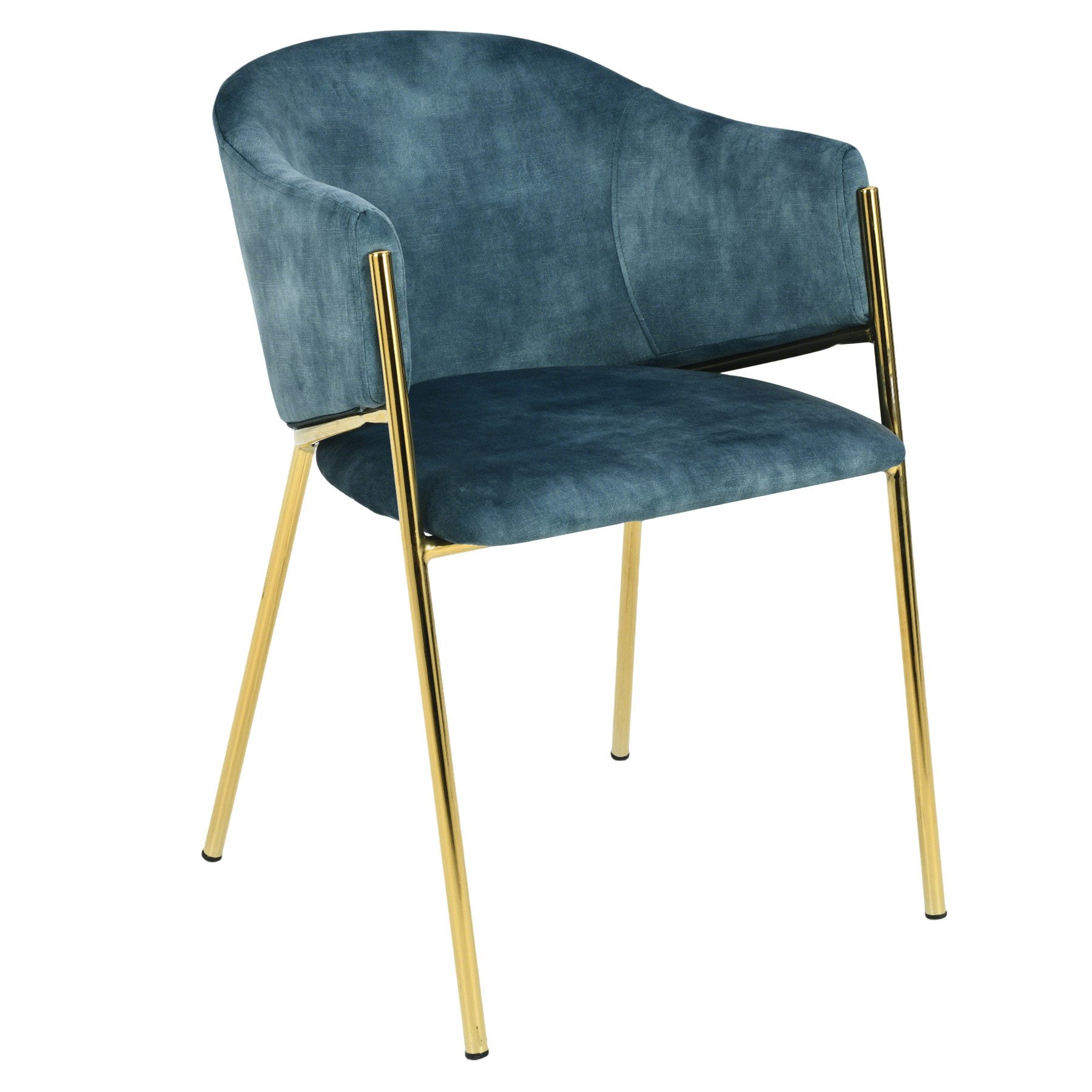 riess-ambiente Esszimmerstuhl NOBLESSE petrol / gold günstig online kaufen