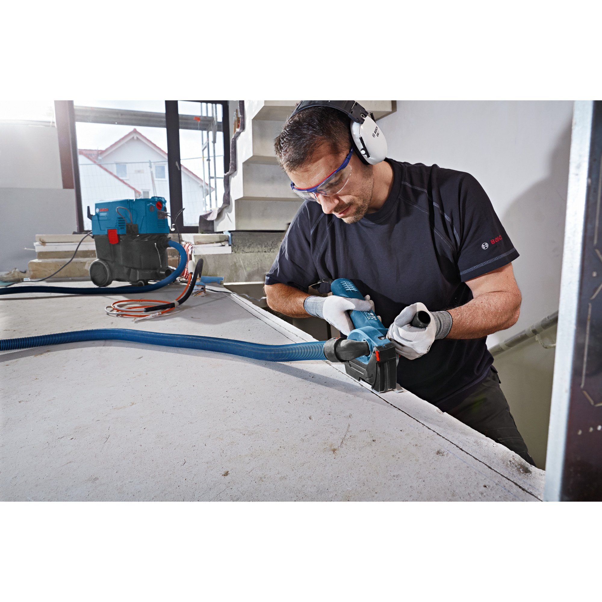 Dispositif D'aspiration Bosch GDE 125 EA-S Pour Meuleuse Angulaire 125mm