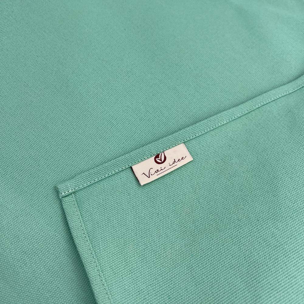 Vivi Idee Platzset 4er/6er Premium 100% Baumwolle Tischsets Platzdeckchen Stoff, (4-St), abwaschbar, Handgenäht, 52x33cm