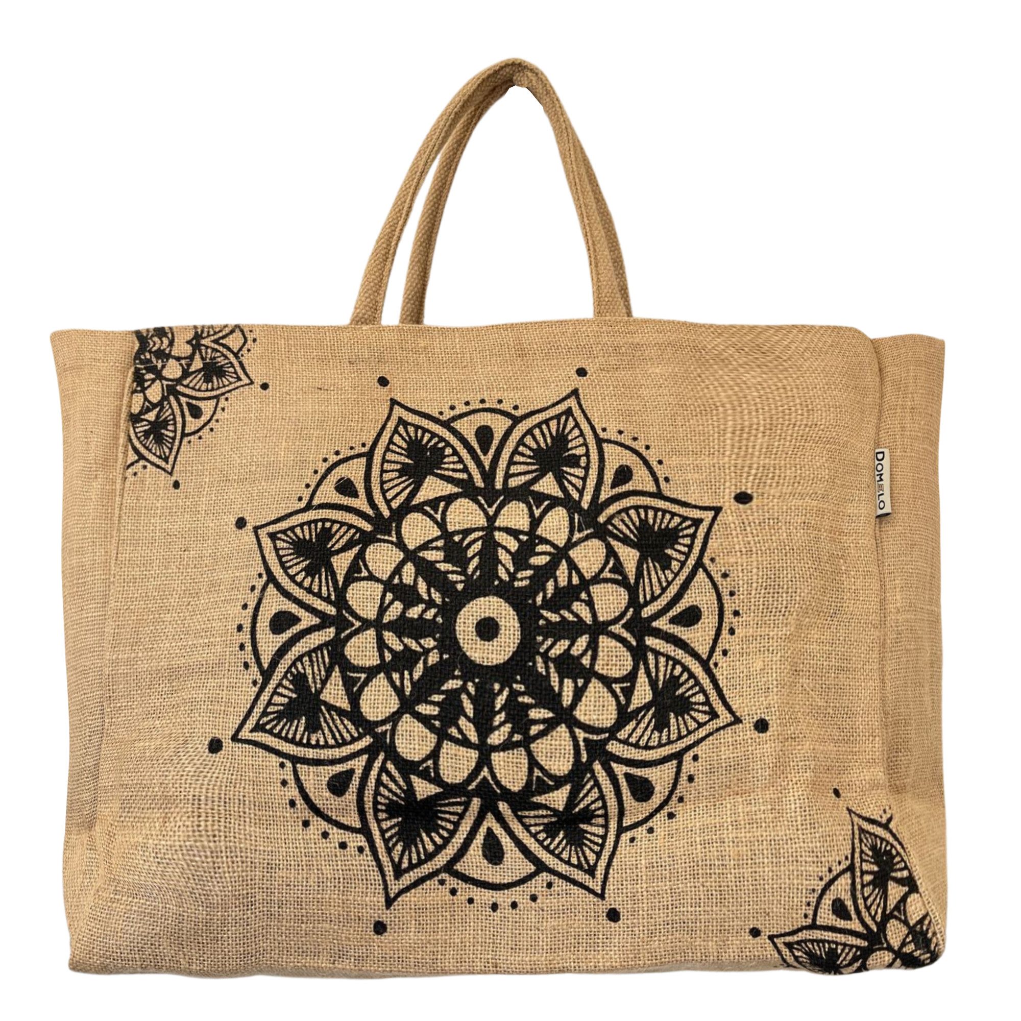 Domelo Einkaufsshopper Jute Einkaufskorb, Vegan Einkaufstasche, Korbtasche, günstig online kaufen