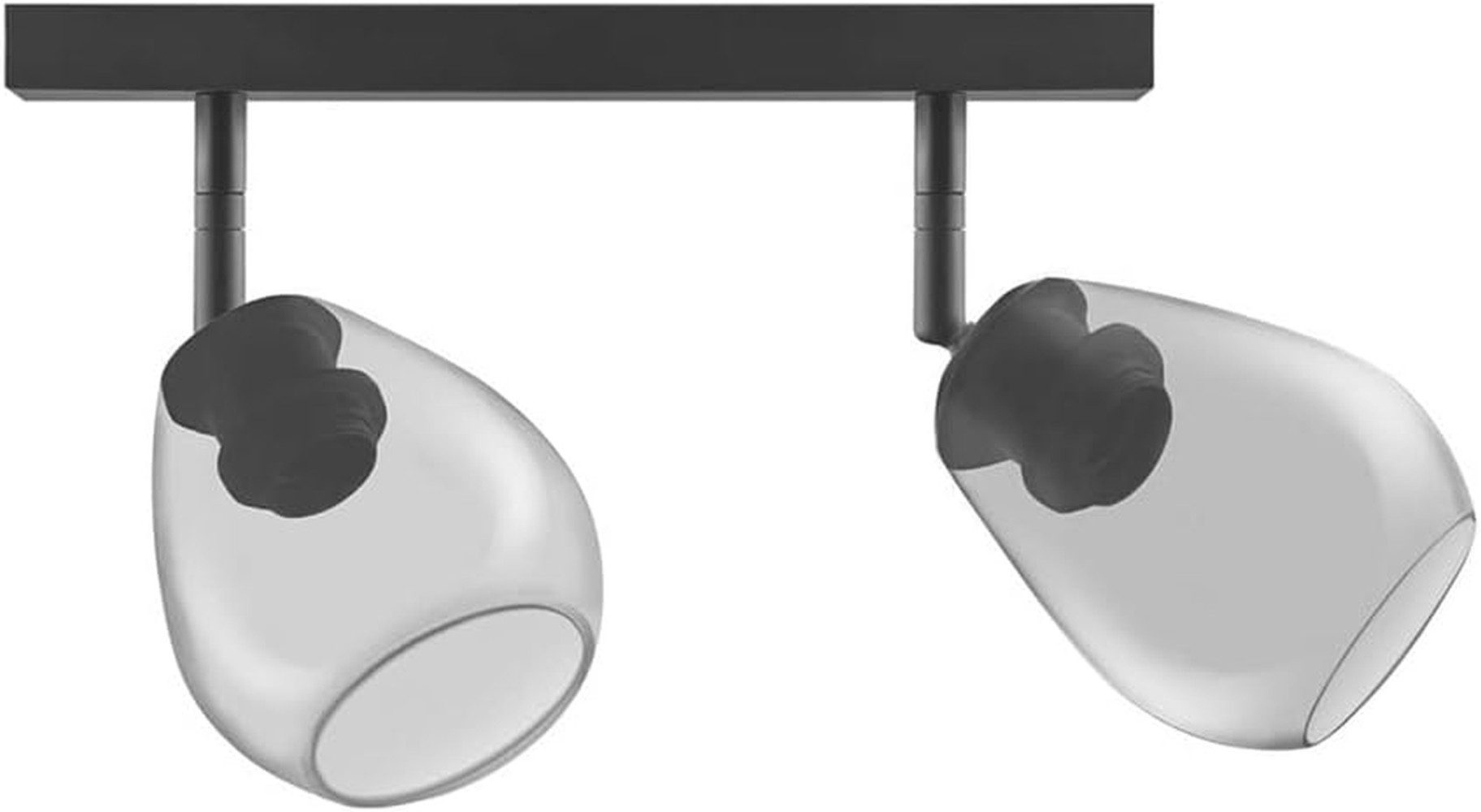 Ledvance LED-Leuchtmittel, 1 St., LEDVANCE Vintage Edition 1906, Wandleuchte mit E27 Sockel, Rauchgraues