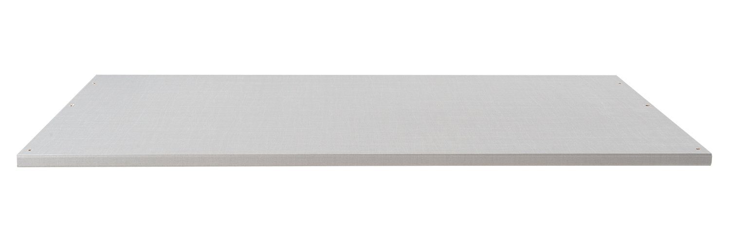 Grau, 4 B Einlegeboden x 97 St), Kleiderschränke (1 für cm, T 55 mit Holzwerkstoff, TENSO, Regalbodenträgern,