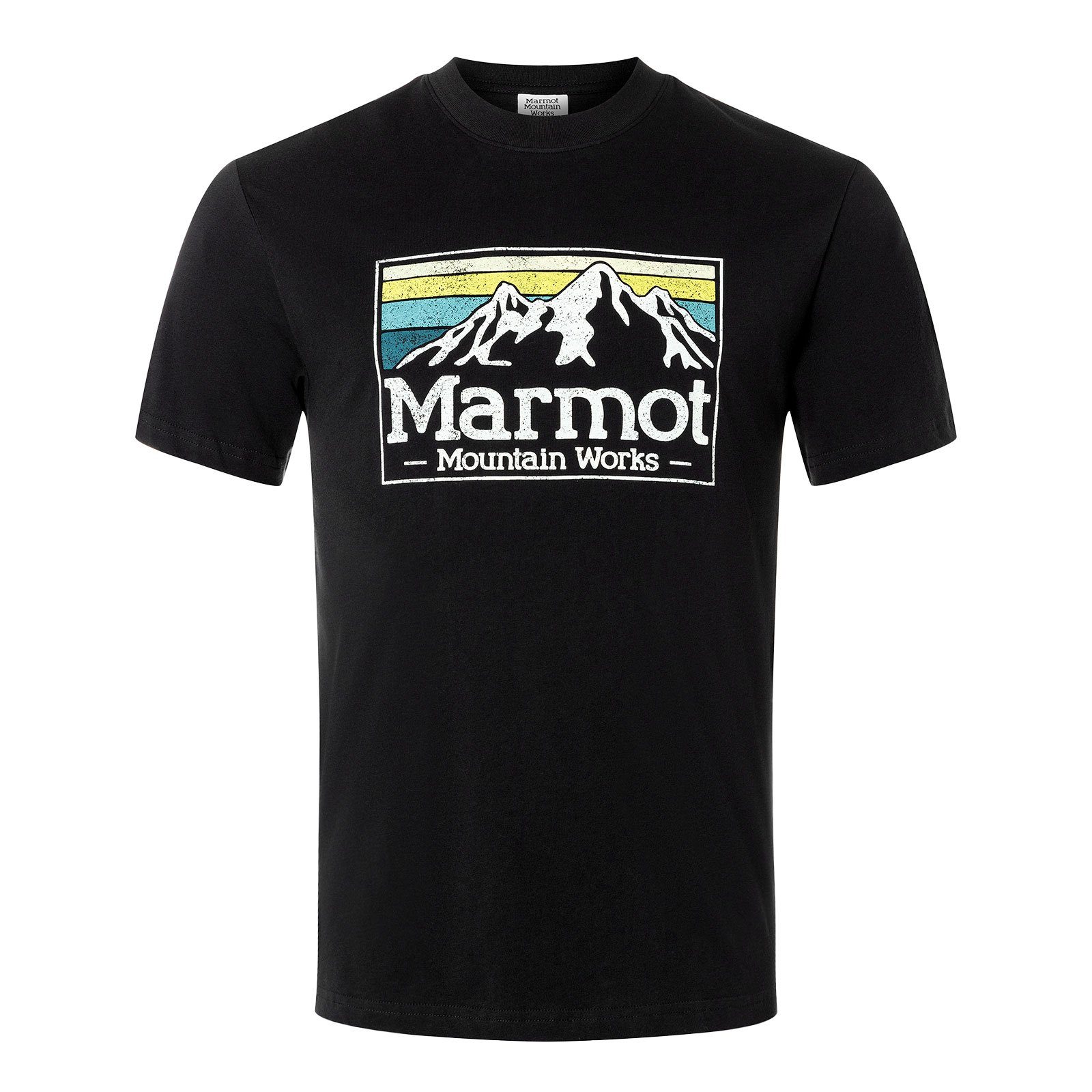 Marmot T-Shirt Gradient Tee Short-Sleeve T-Shirt mit Marken-Logo 001 black