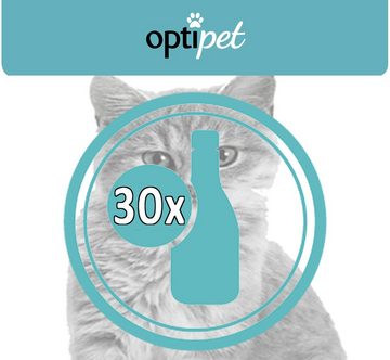OptiPet Zeckenschutzmittel Spot on Katze Floh- Zecken Abwehr Insektenbekämpfung, 5-St., wirkt abweisend bis zu 24 Wochen gegen Parasiten