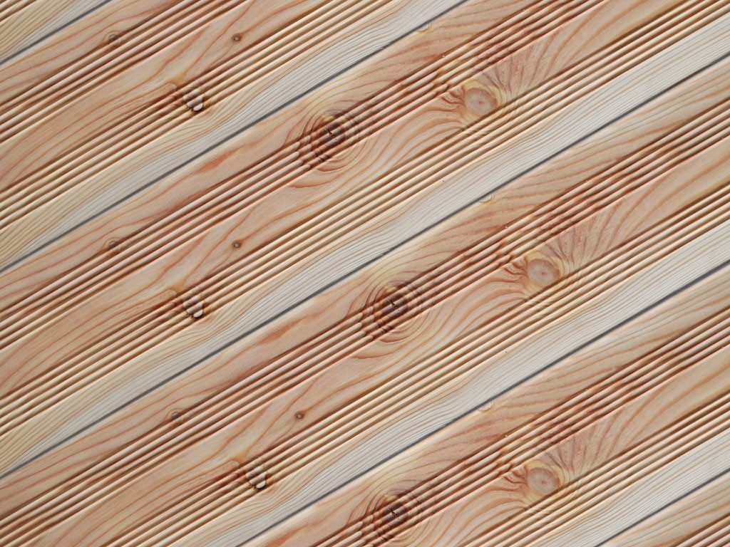 Woodtex Terrassendielen WOODTEX Holz Terrassendiele Nadelholz Braun Outdoor, BxL: je 14.3x400 cm, 24 mm Stärke
