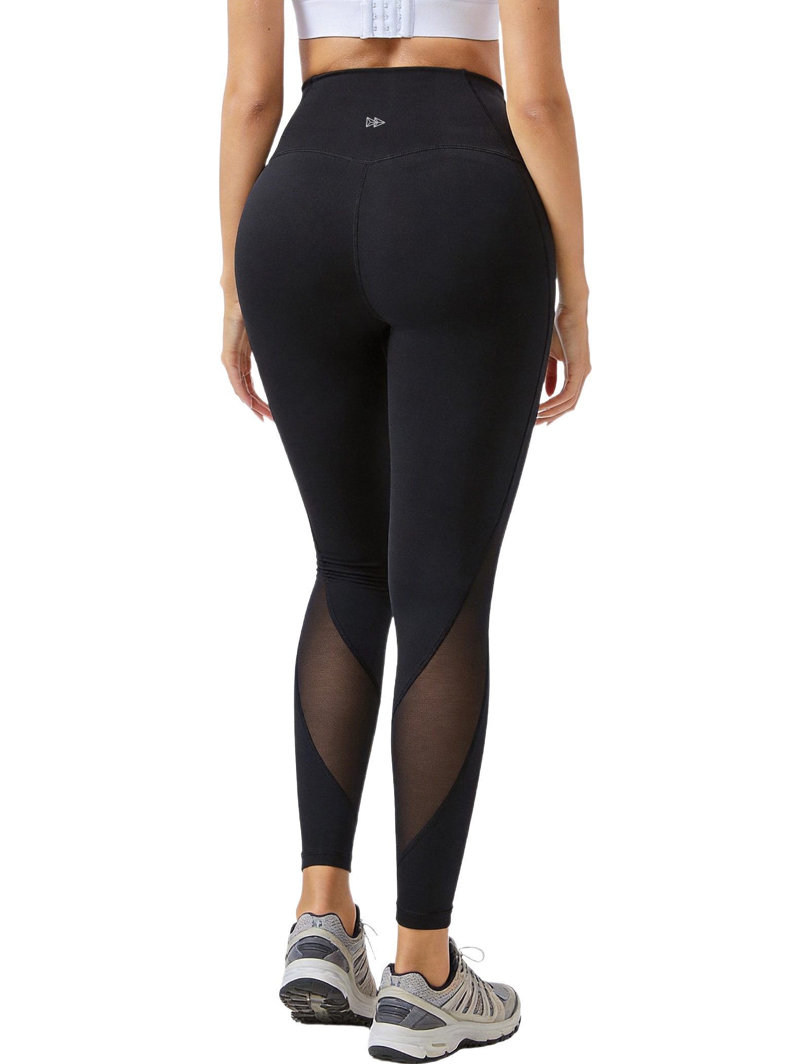 Yvette Leggings Damen Sport mit Tasche Mesh Blickdicht Sporthose E110361A19