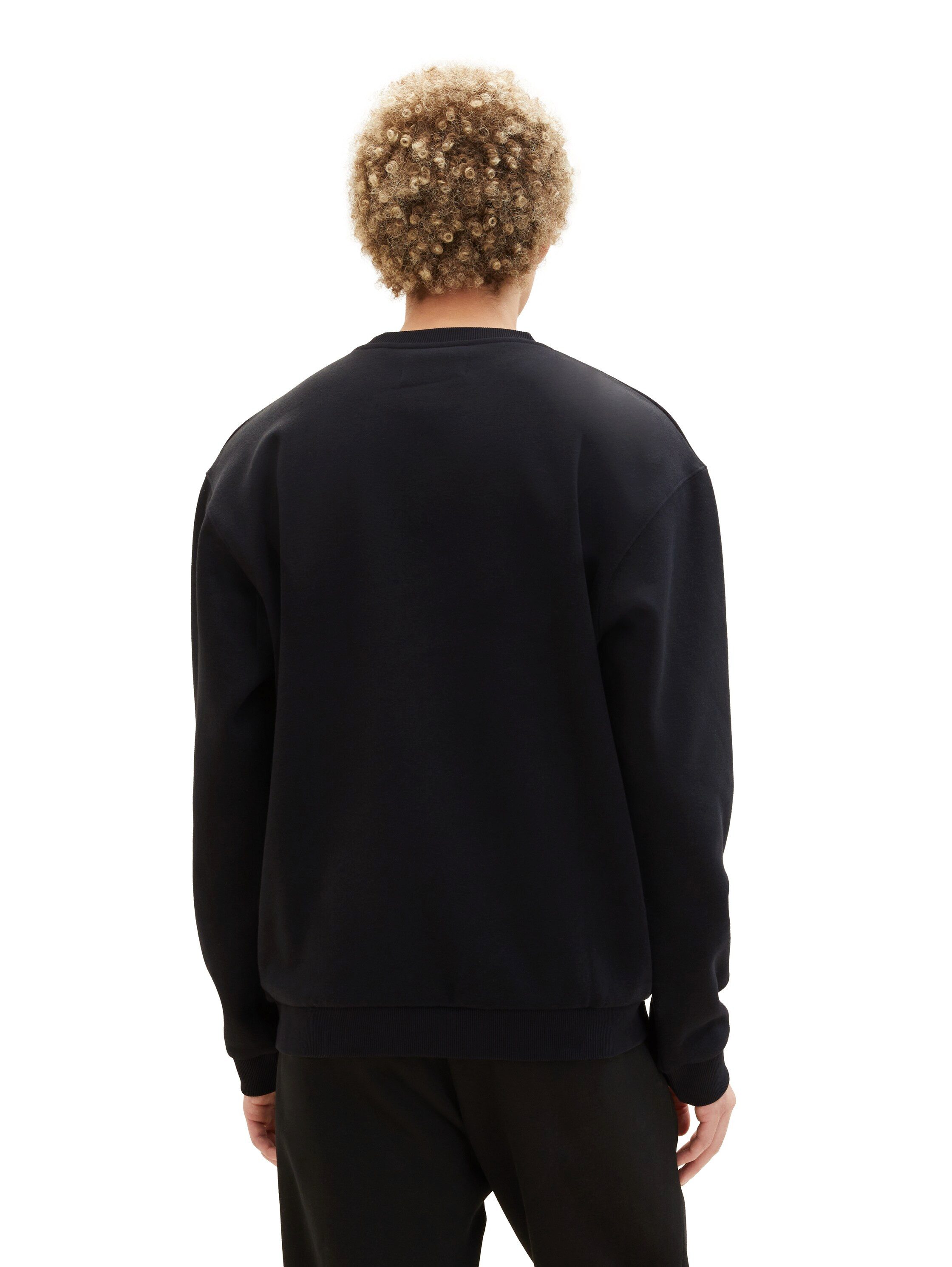 TOM TAILOR Denim Sweatshirt mit Logofrontprint günstig online kaufen