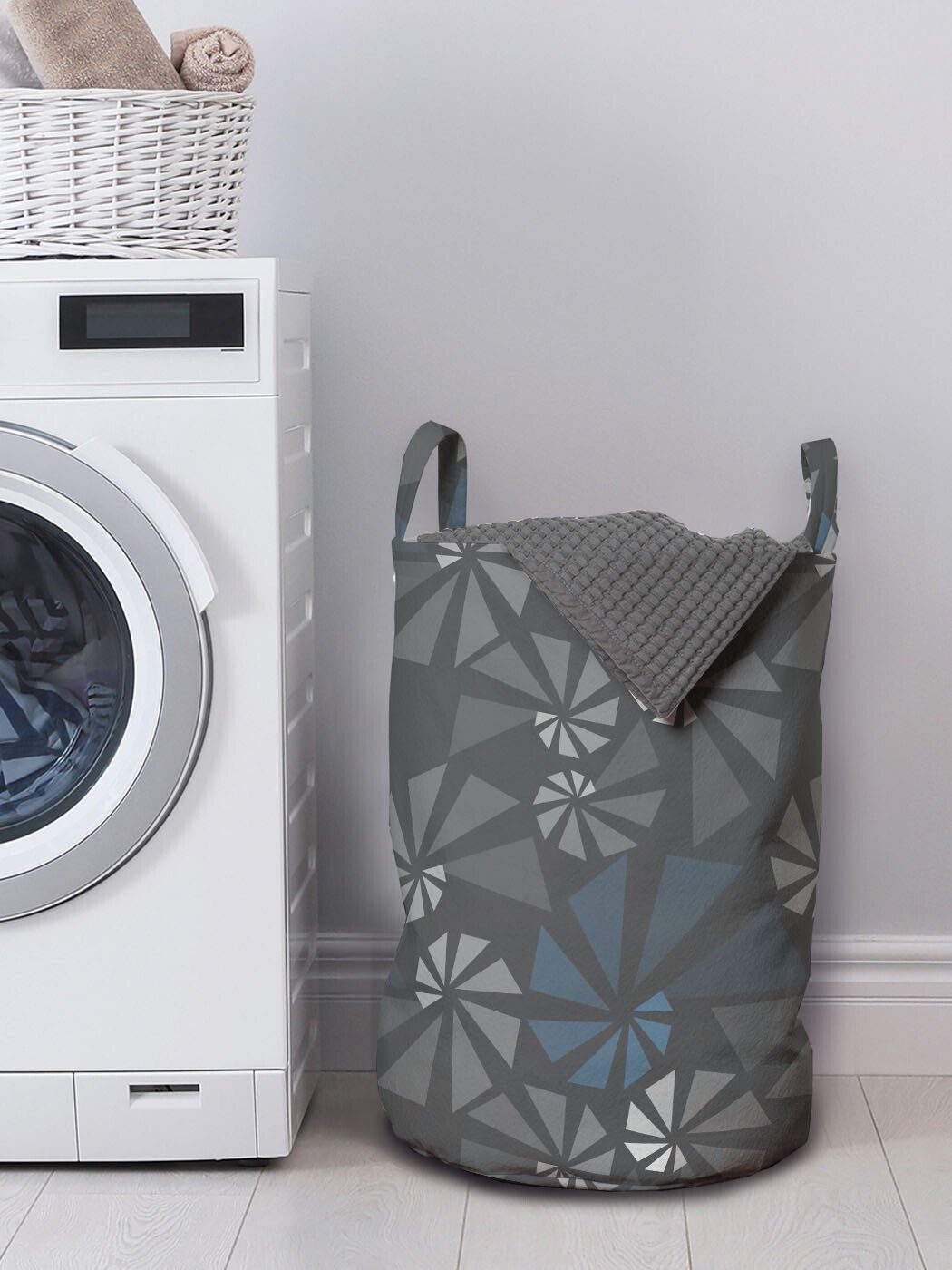 Forms Griffen Abakuhaus Abstrakte mit Geometrische Waschsalons, Wäschesäckchen Wäschekorb Form Kordelzugverschluss für Kunst