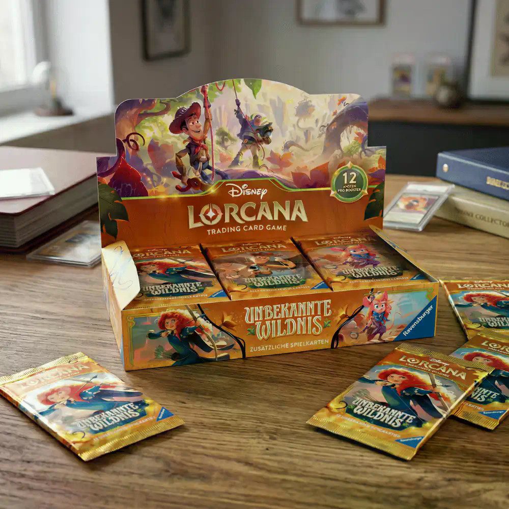 Ravensburger Verlag GmbH Sammelkarte Disney Lorcana Unbekannte Wildnis Booster Box Deutsch