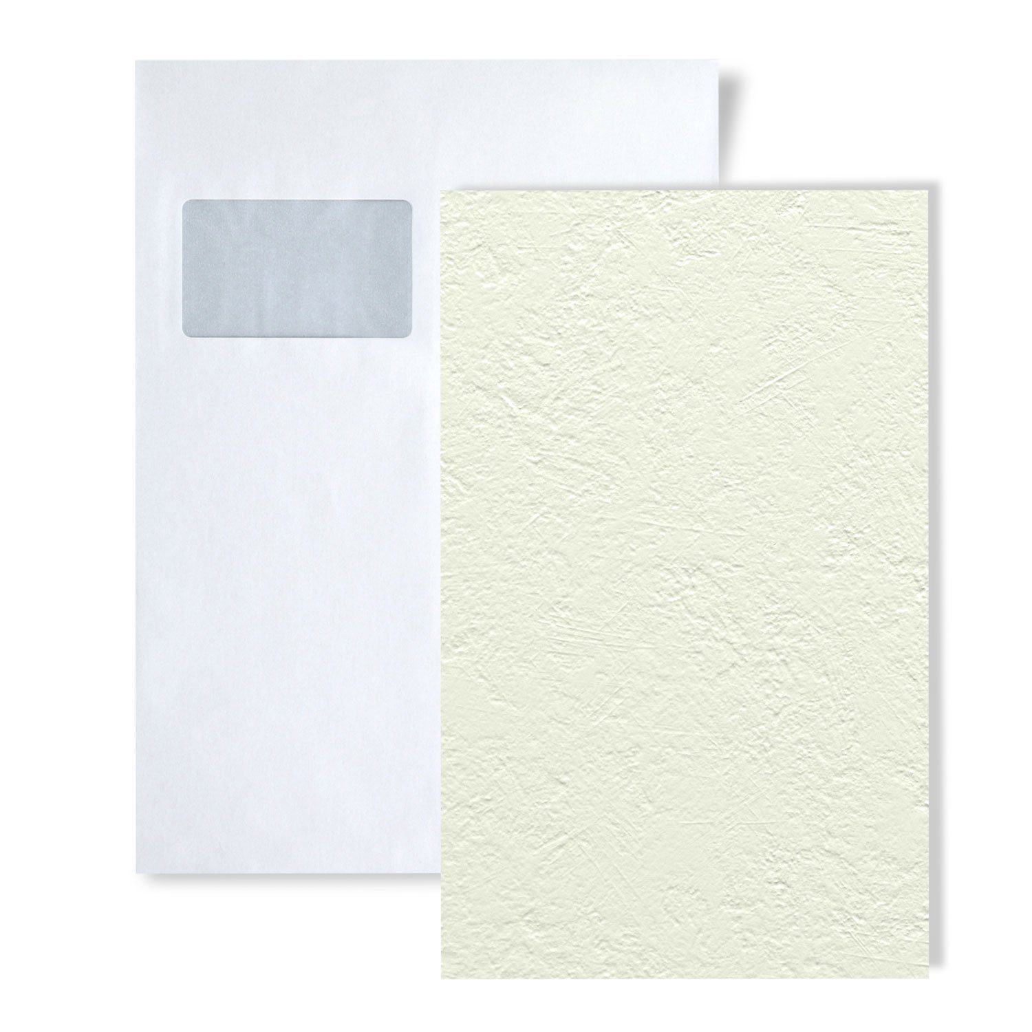 Wallface Wandpaneel 1 MUSTERSTÜCK S-24835 DIN A5 Wandpaneel MUSTER RAW Jet Stream, BxL: 15x20 cm, (1 MUSTERSTÜCK, Produktmuster, Muster des Wandpaneels) weiß, creme-weiß