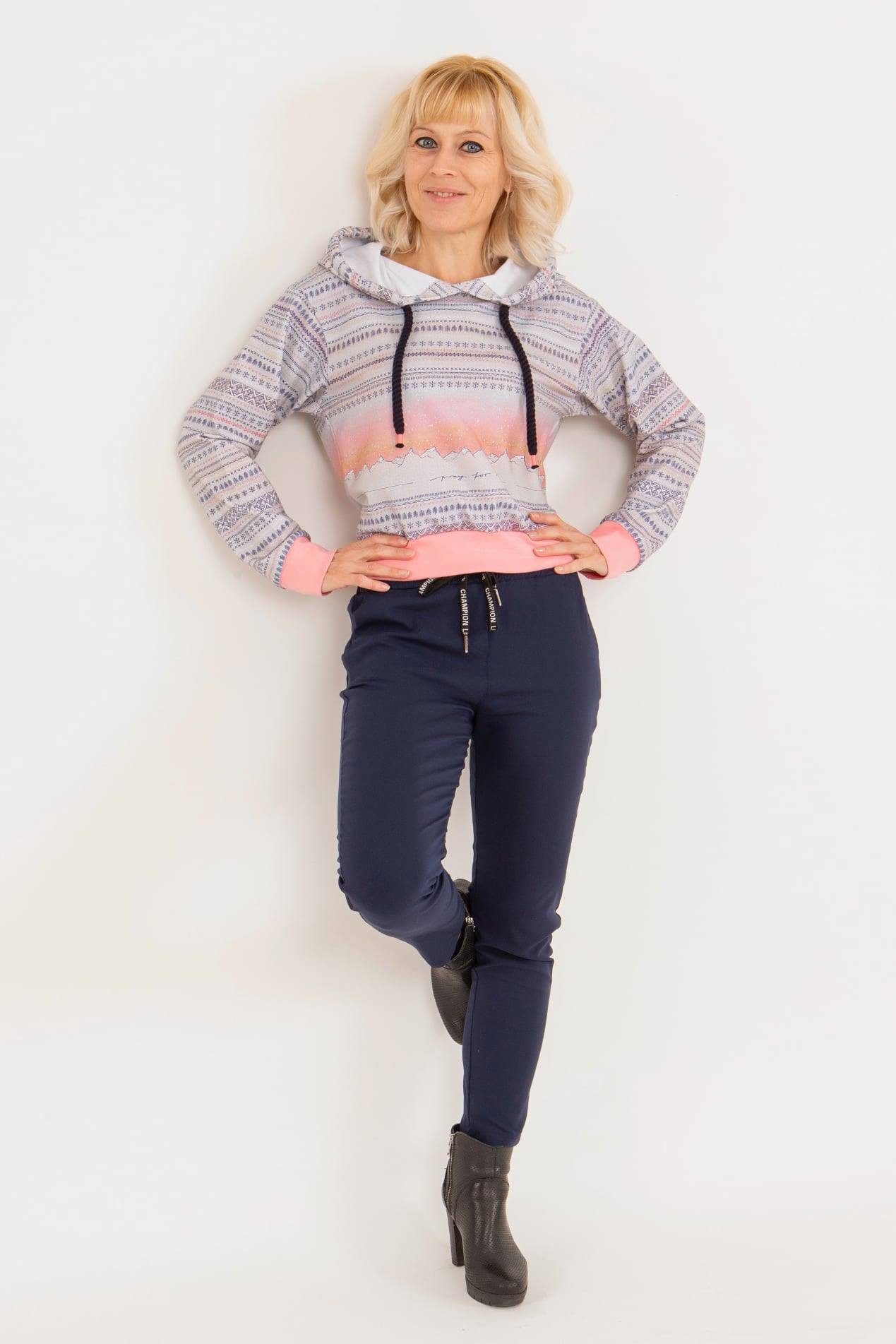 lillestoff Stoff Bio French Terry, Sweatstoff Lillestoff Susalabim, Rapport zu 1 m, Meterware, 100 cm x 150 cm