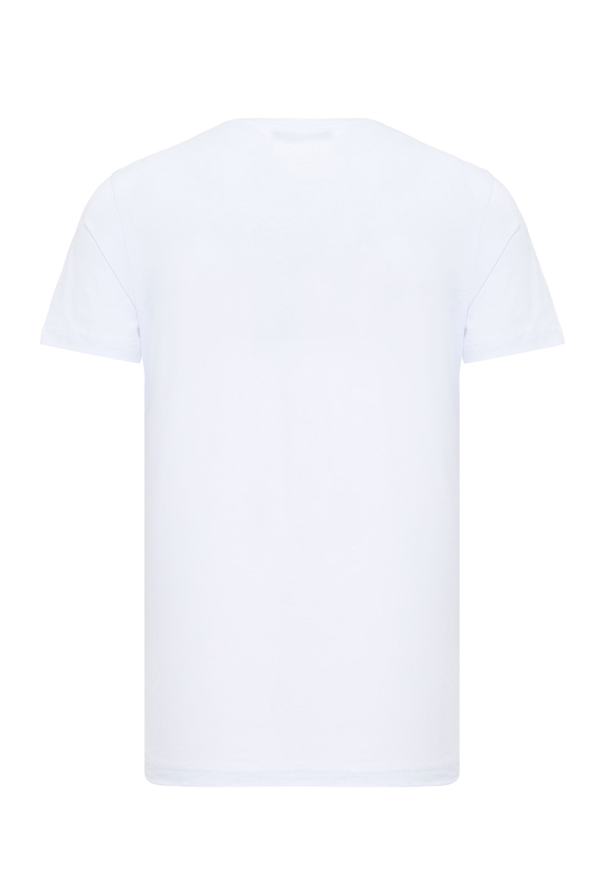 Cipo & Baxx T-Shirt T-Shirt mit Rundhalsausschnitt