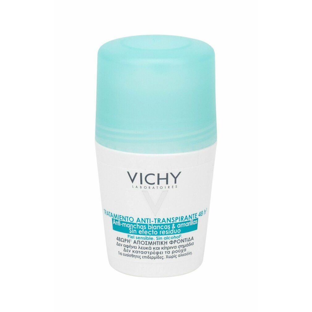 48Hr Anti-Perspirant Vichy ml Roll-On Deo-Zerstäuber 50 Skin Sensitive Vichy