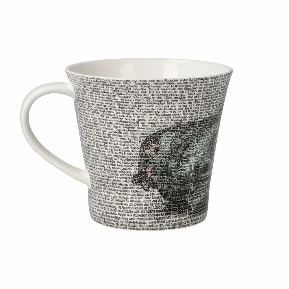 Goebel Becher Saxa - Porsche 356 Auratium Green, Fine Bone China