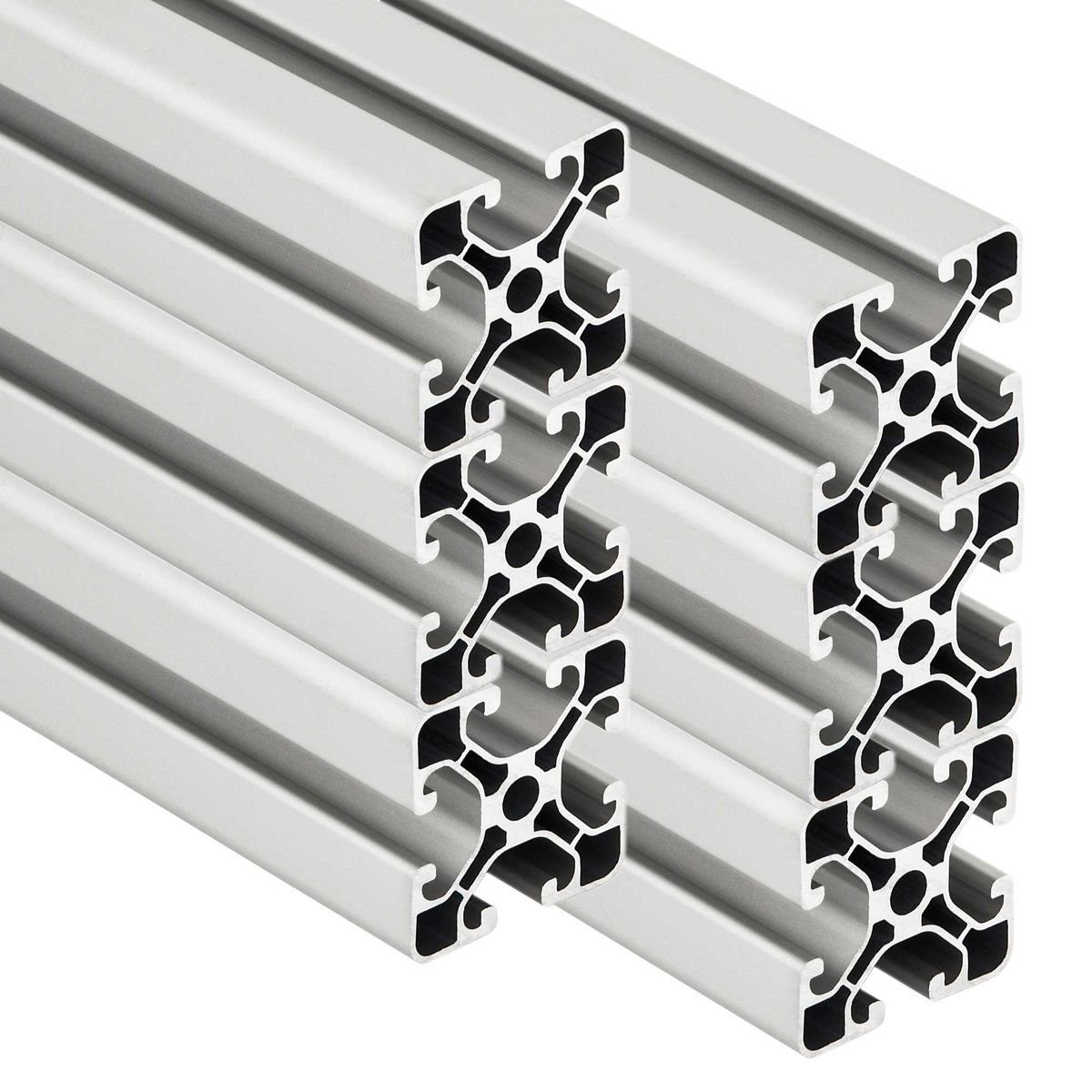 SCHMIDT systemprofile Profil 6x 2000mm Aluminium Profil 40x40mm Nut 8 eloxiert