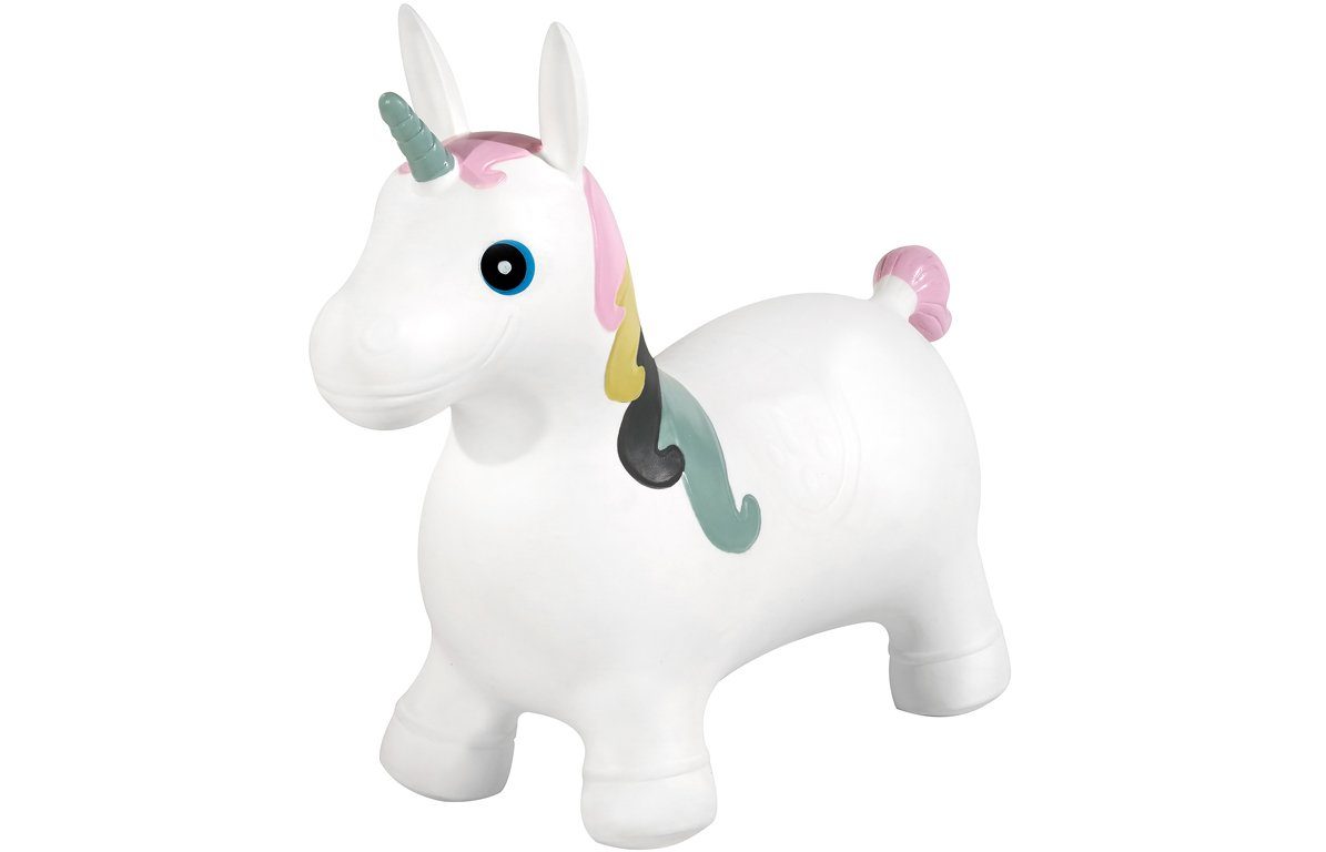 KINDSGUT Hüpftier, inkl. Luftpumpe, Einhorn