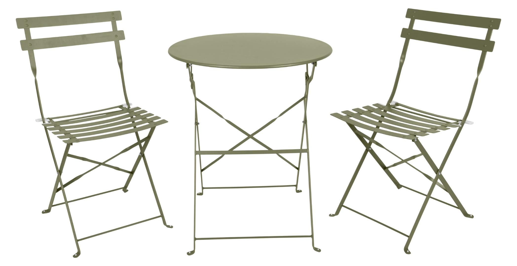 Schou Garten-Essgruppe Sam Café-Set grün.