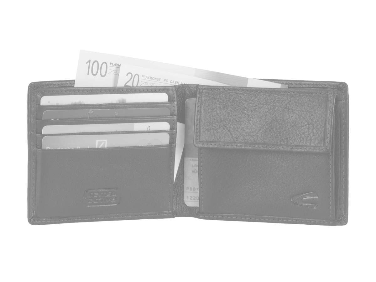 RFID-Schutz Geldbörse Atlanta, active Portemonnaie, camel Herrenbörse, Lederbörse,