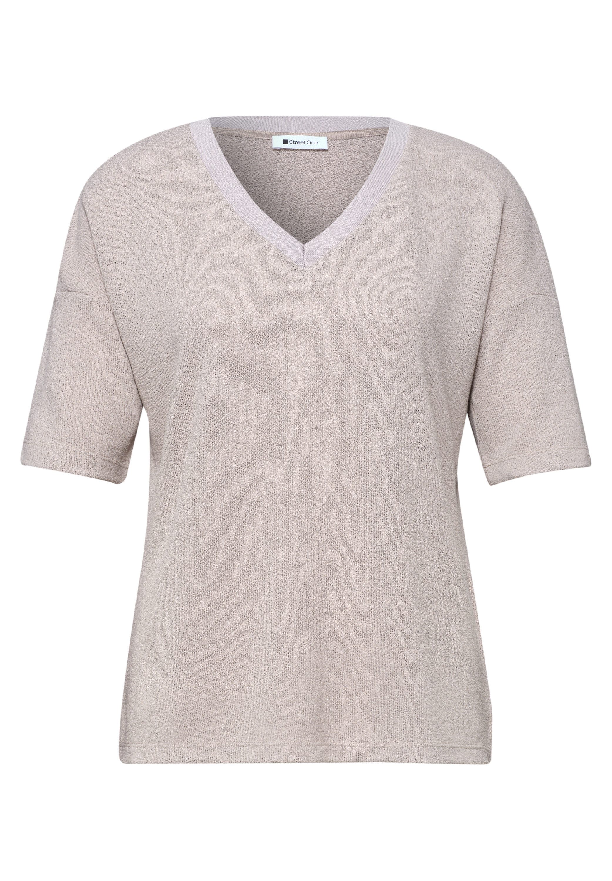 STREET ONE T-Shirt mit V-Ausschnitt – Bild 4 von 5