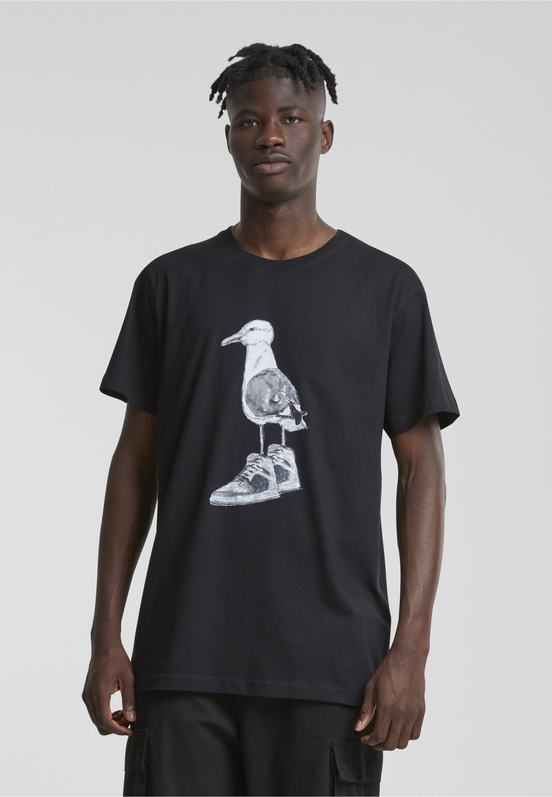 MisterTee T-Shirt MisterTee Herren Seagull Sneakers Tee (1-tlg)