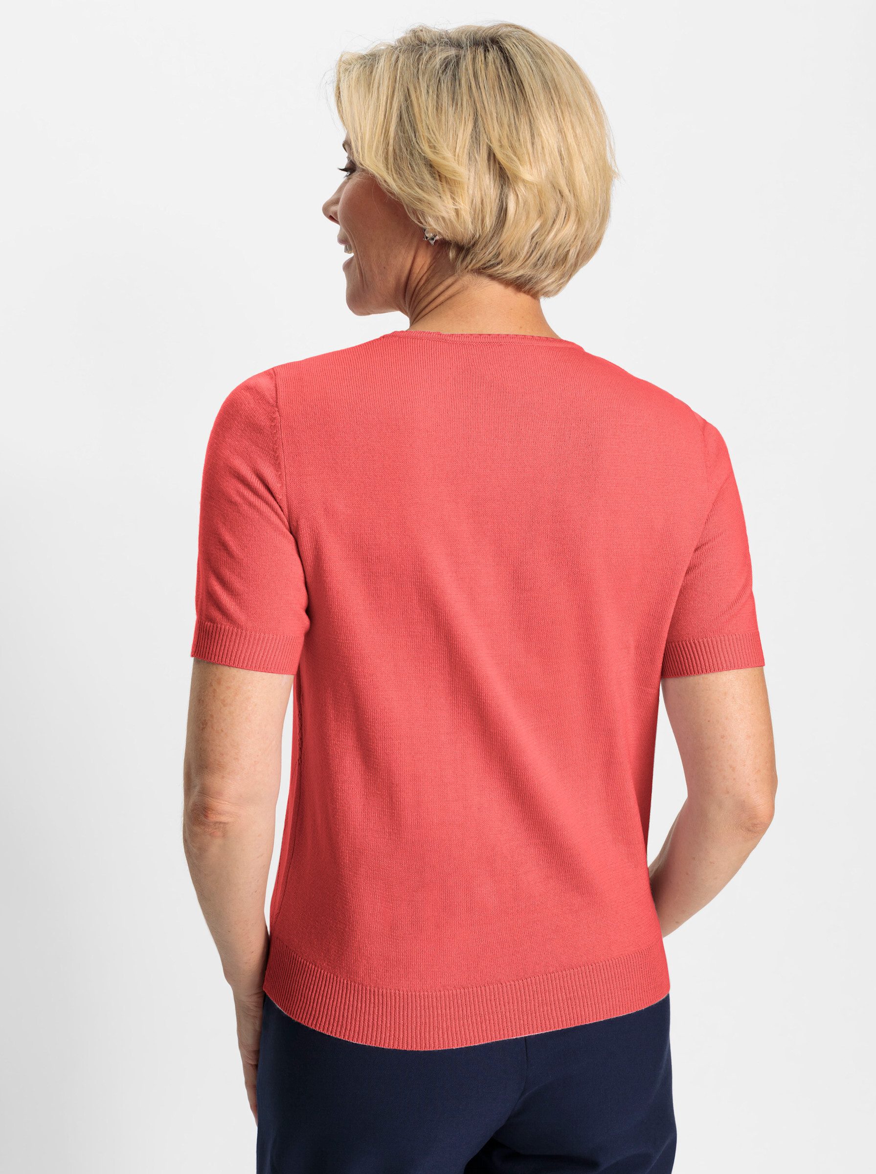 Witt Strickpullover Pullover Kurzarm Ajour, Jersey günstig online kaufen