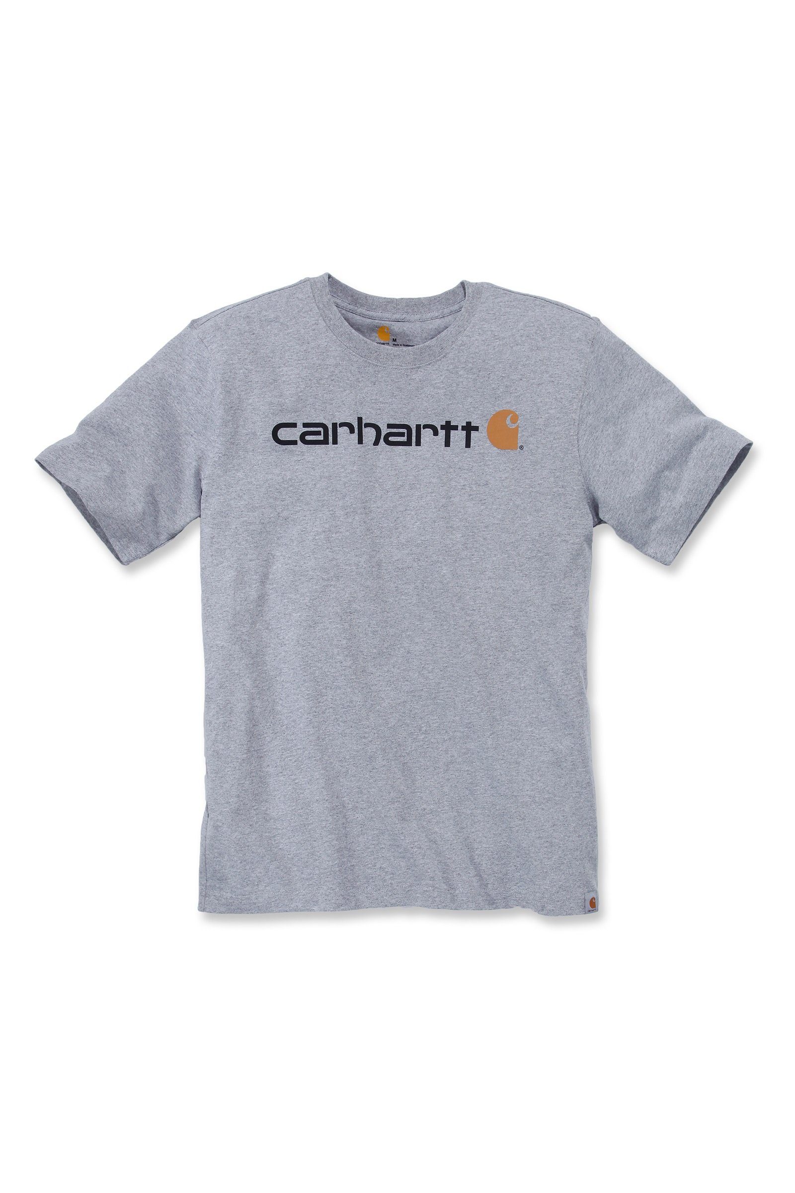 Carhartt T-Shirt Carhartt Herren T-Shirt Relaxed Fit Heavyweight Short-Sleeve Logo Graphic Adult heather grey