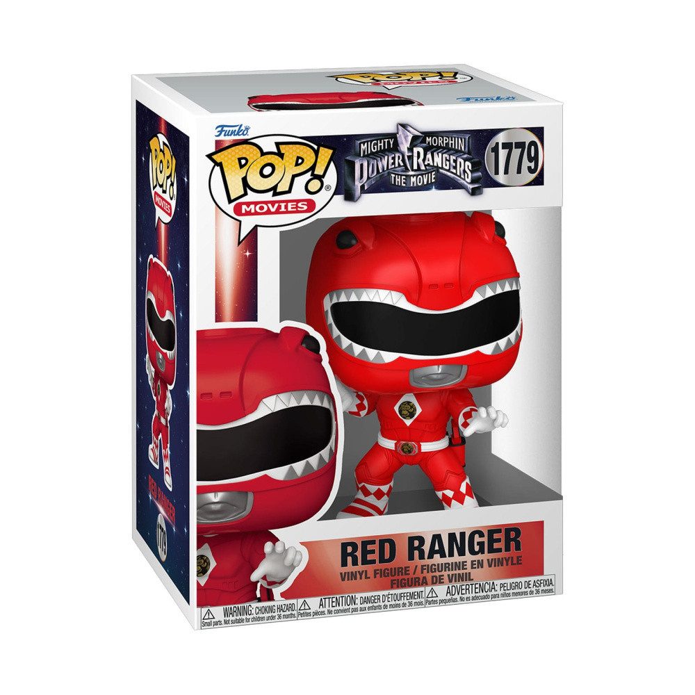 Funko Merchandise-Figur Power Rangers - Der Film POP! Movies Vinyl Figuren Red Ranger 9 cm