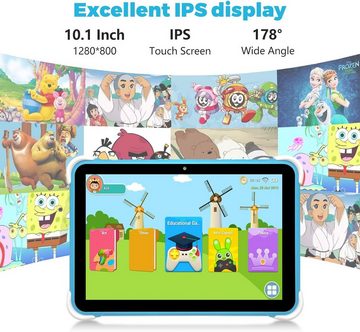 YENOCK Kinder Quad Core prozessor Tablet (10,1", 64 GB, Android 11, Mit den besten und erstaunlichsten Funktionen, attraktivem Design)