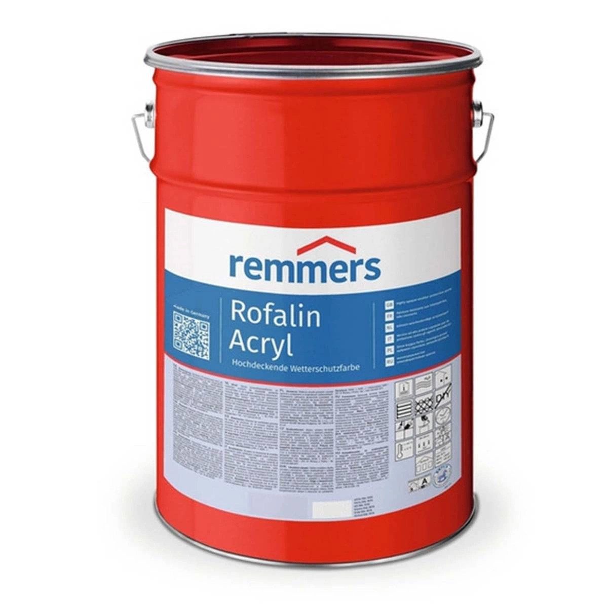 Remmers Wetterschutzfarbe Remmers Rofalin Acryl 2,5L Lichtgrau - Außenfarbe für Holz und Metall