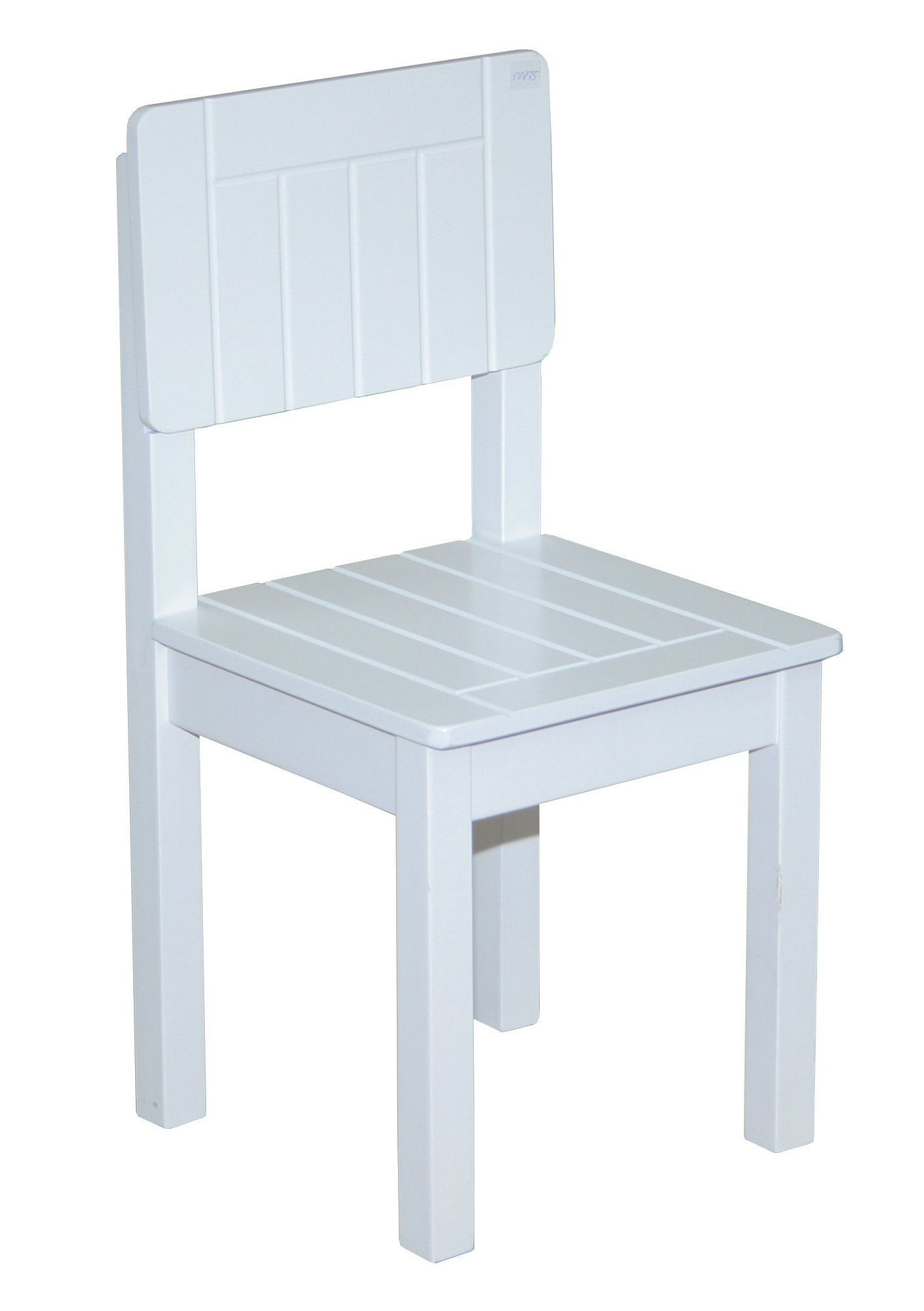 roba® Stuhl Weiß, für Kinder, Maße (B/T/H): ca. 29/29/59 cm