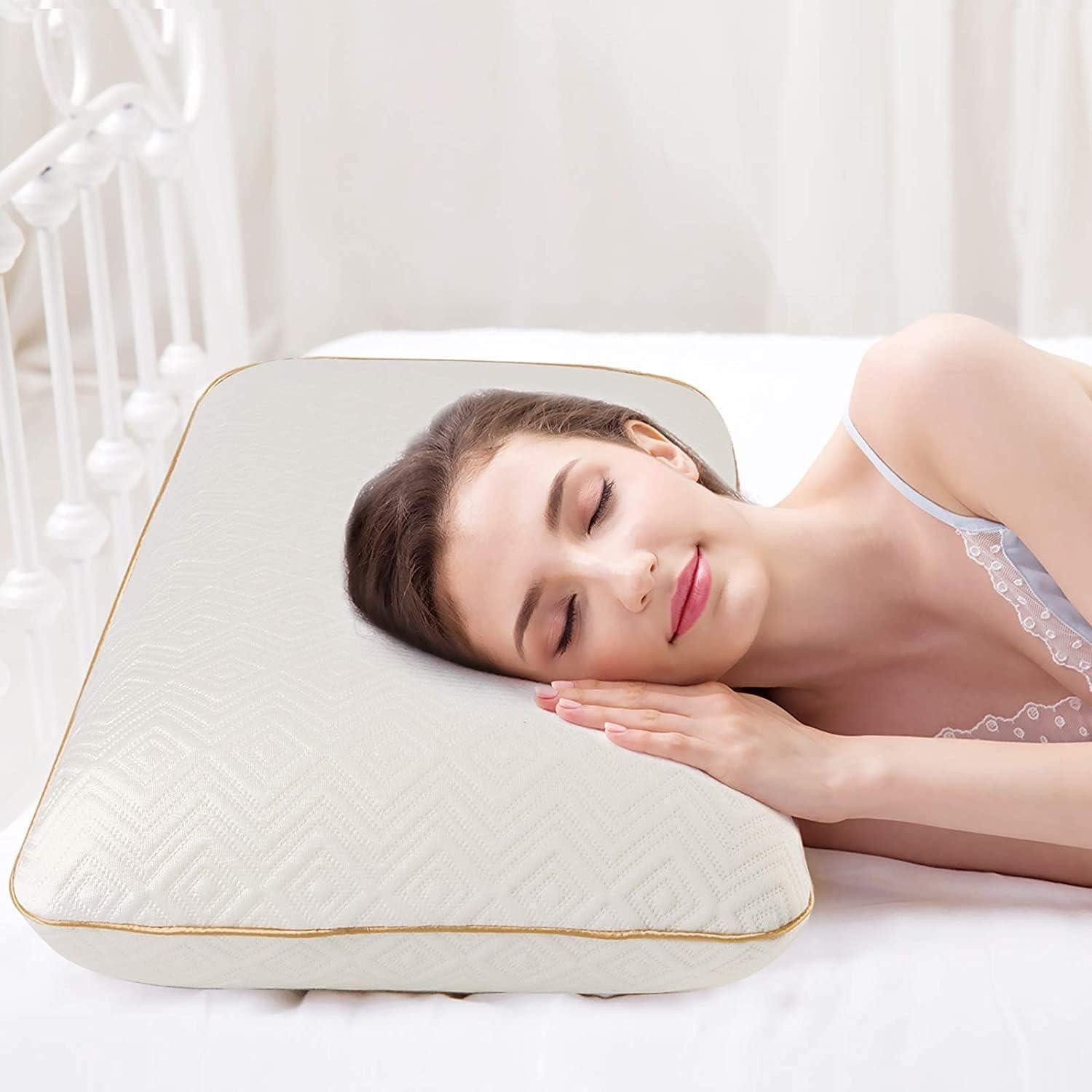 LuxusKollektion Anti-Schnarch Kissen Memory Foam Подушки Nackenkissen Ergonomisches Schlafkissen