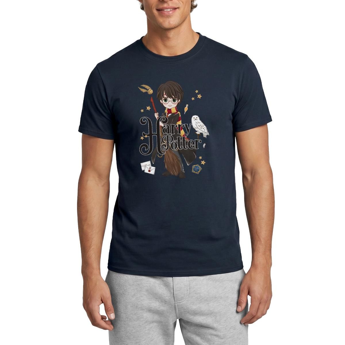 T-Shirt Harry Potter Elemente Männer T-Shirt